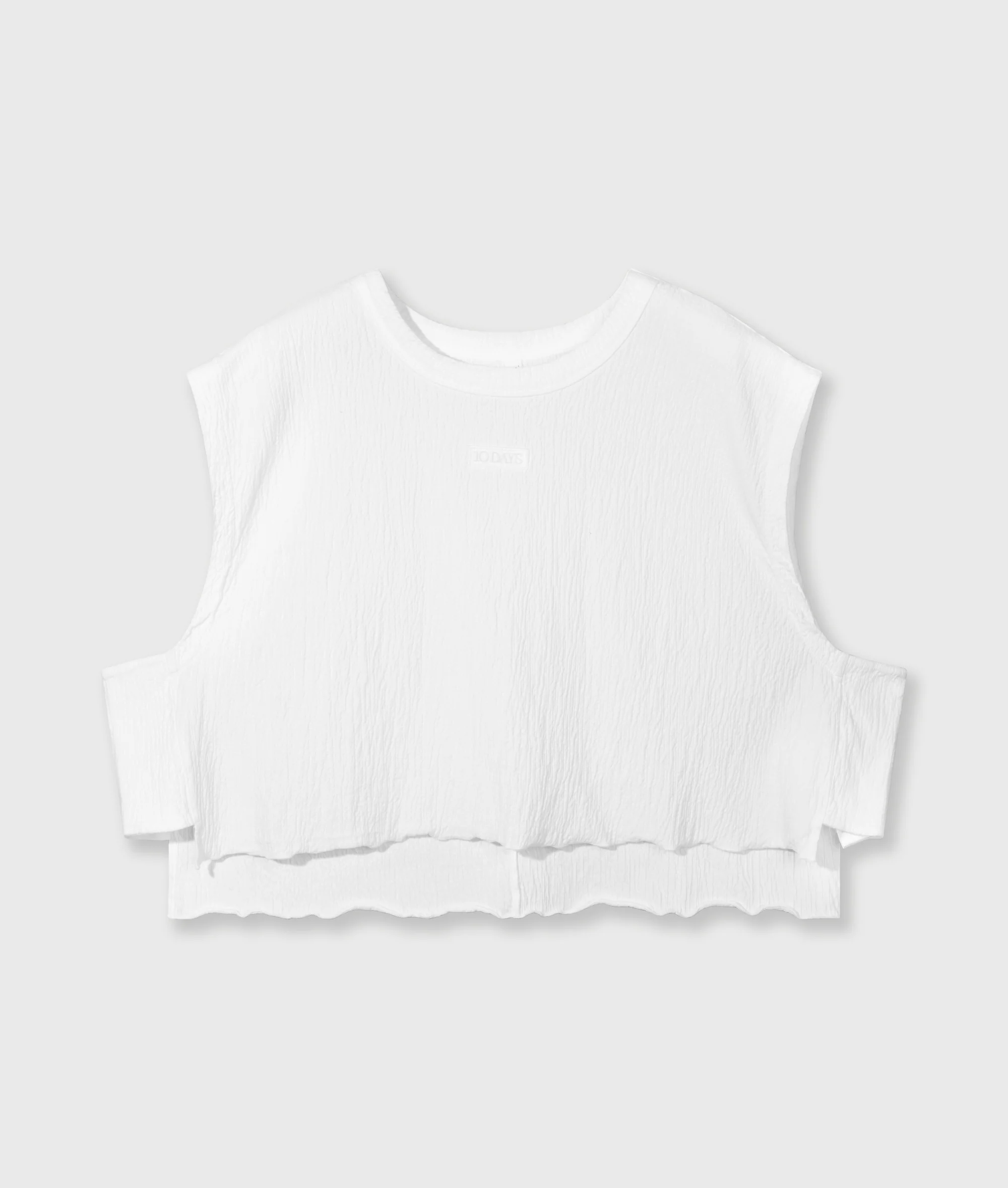 round neck tee | ecru - Image 6