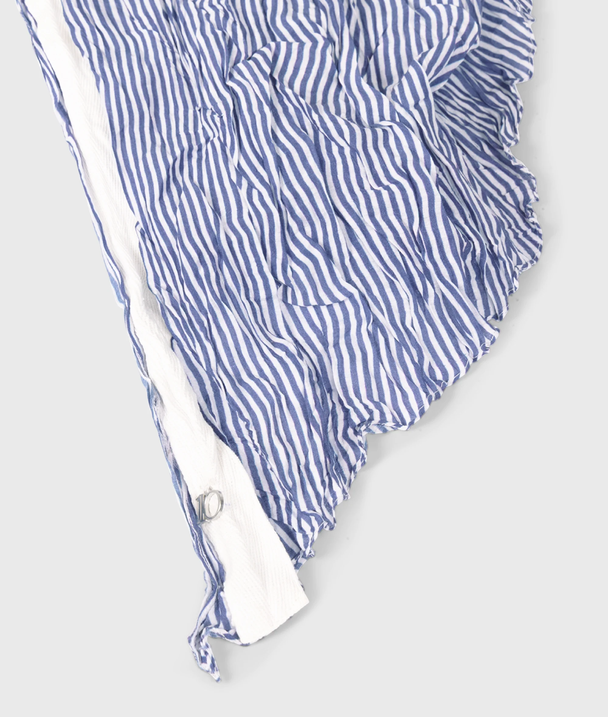 scarf stripes | white/blue - Image 3