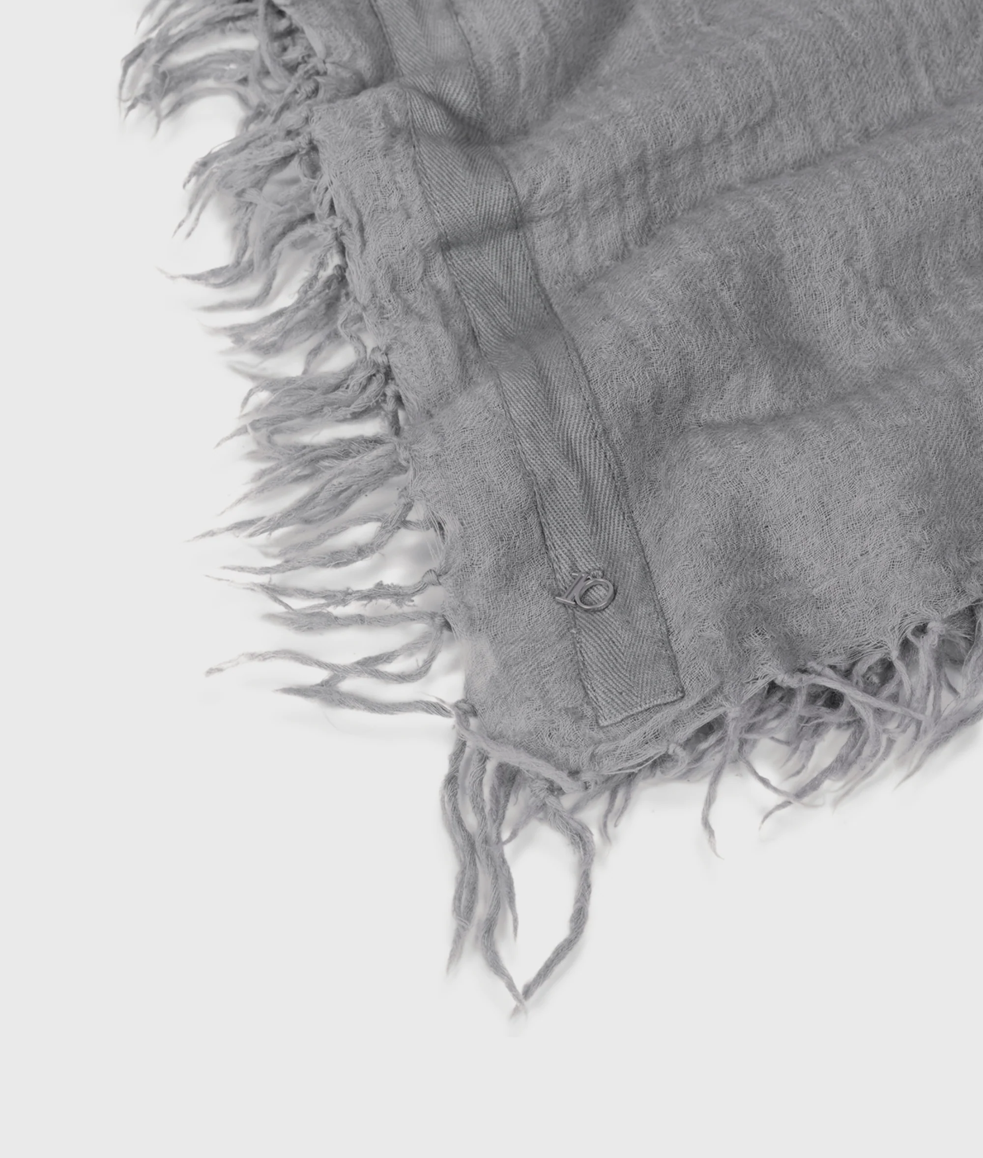 scarf washed wool | light graphite - Image 3
