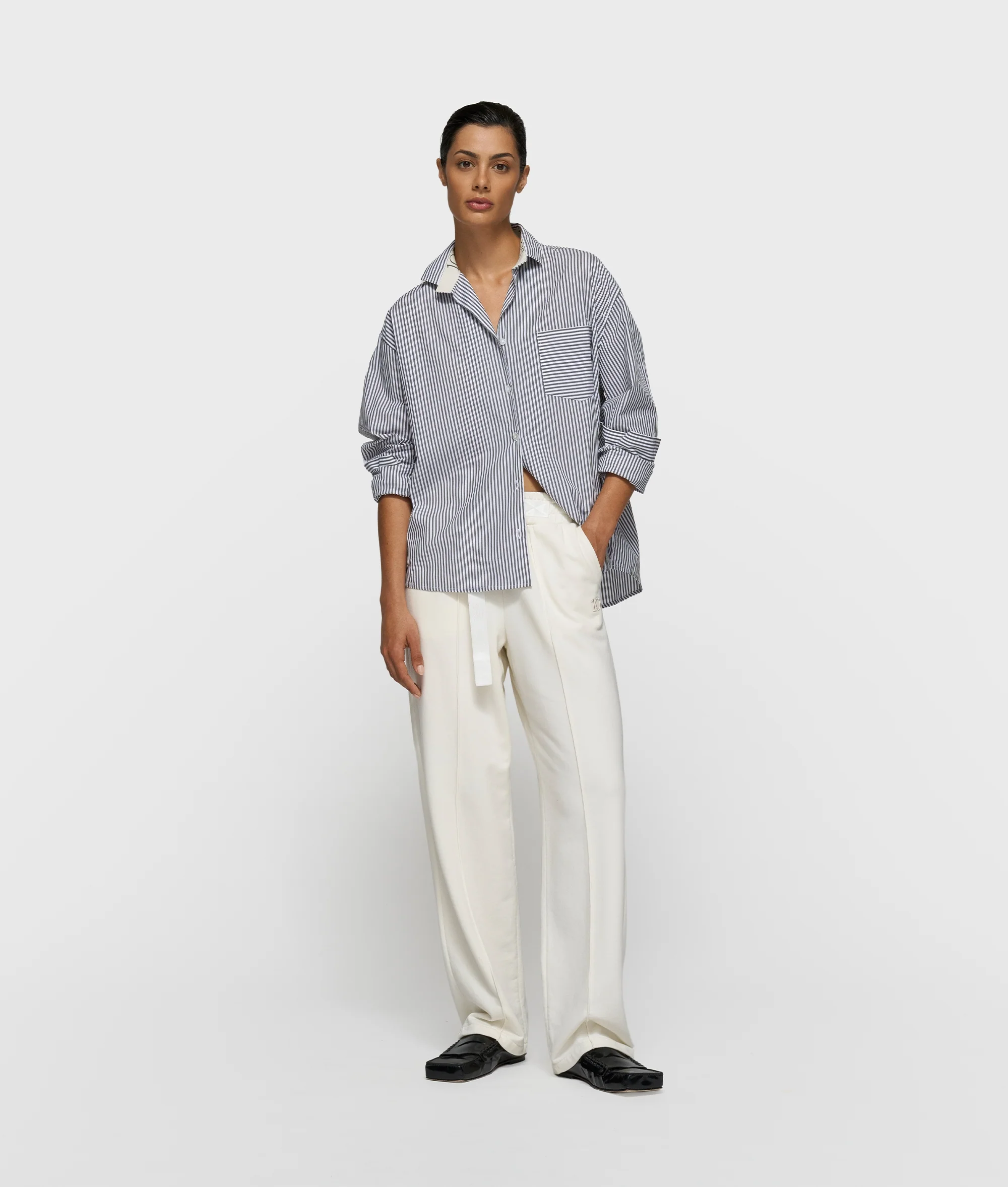 shirt stripes | white/charcoal - Image 4