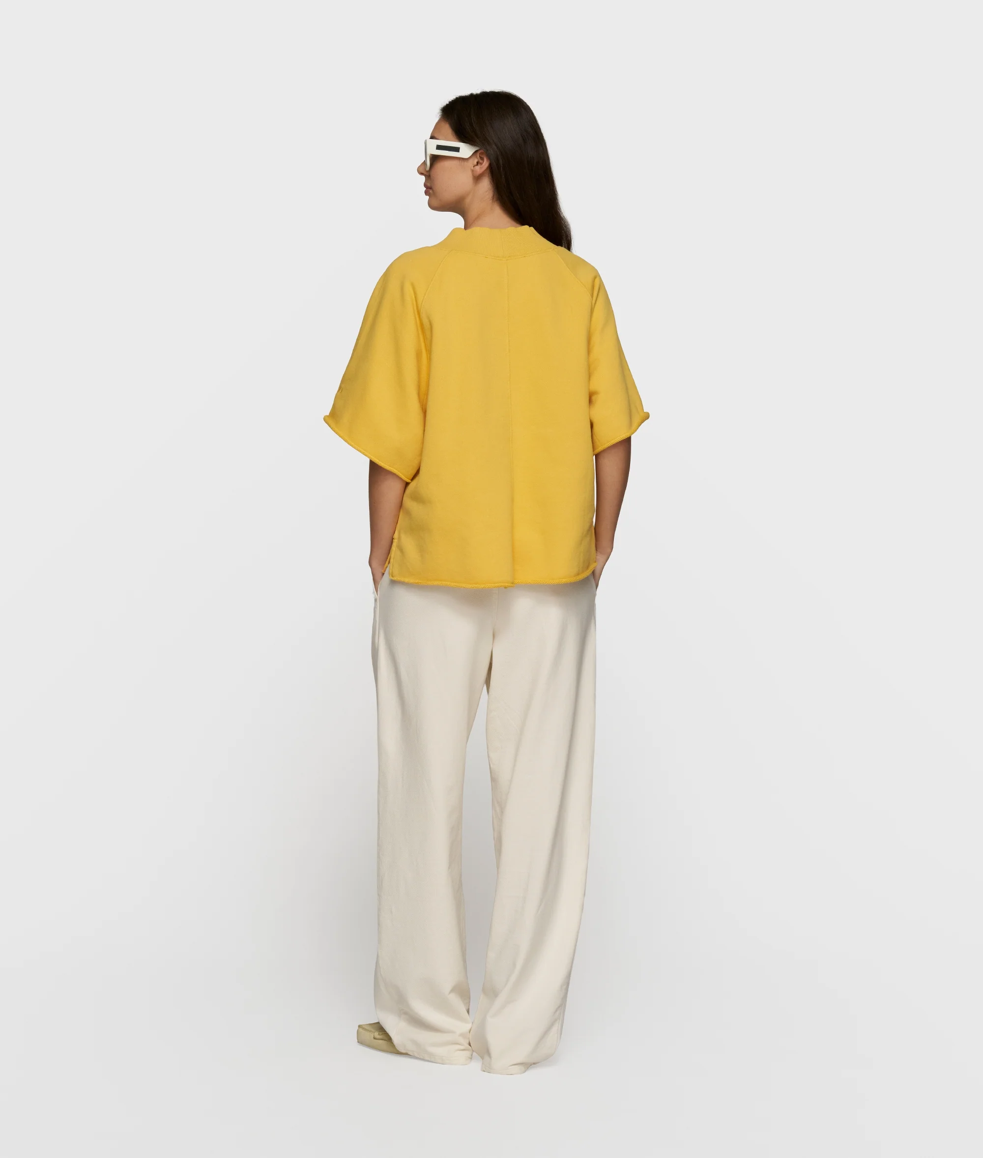 short sleeve sweater v-neck | mango - Image 4