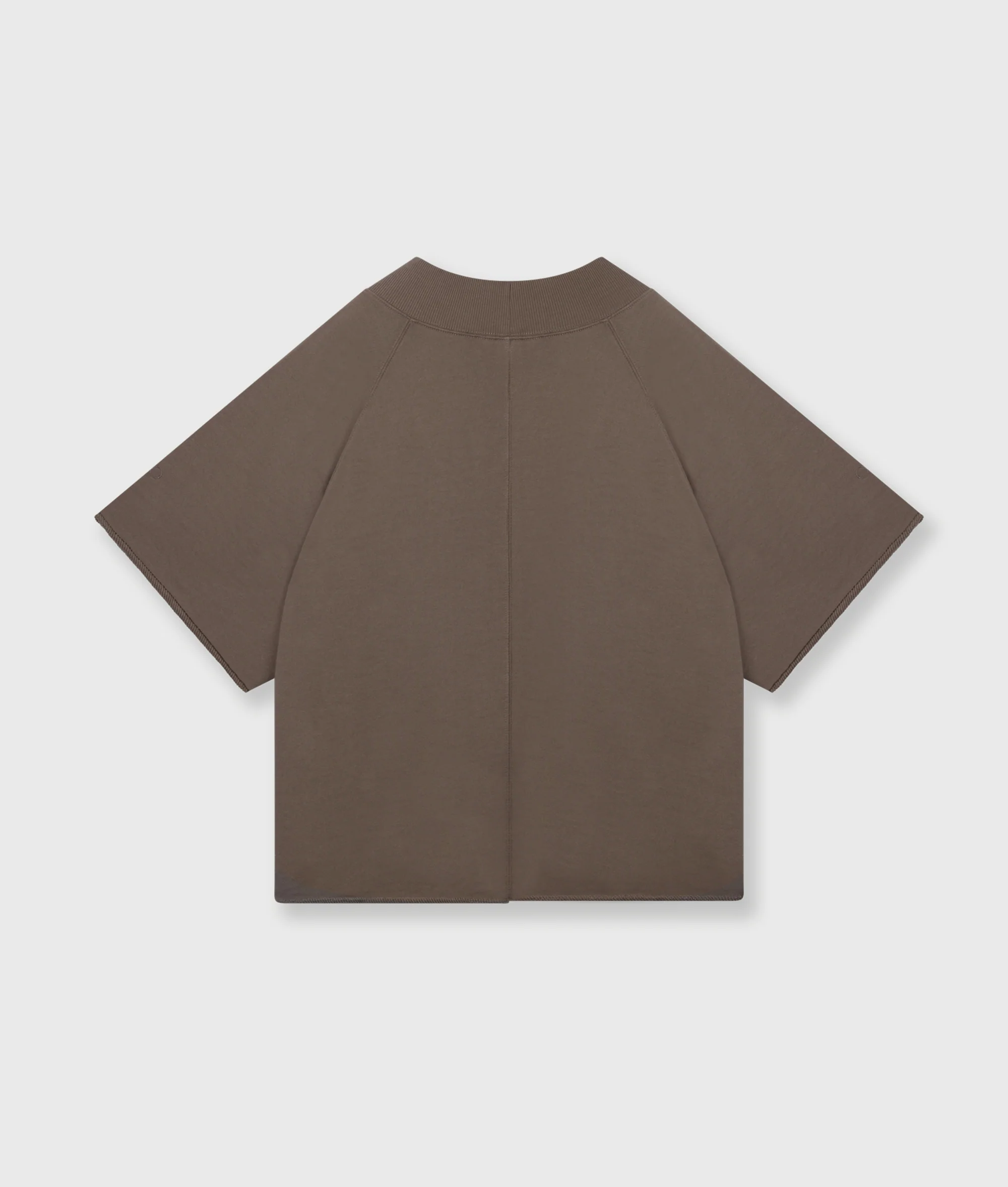 short sleeve sweater v-neck | moonrock - Image 6