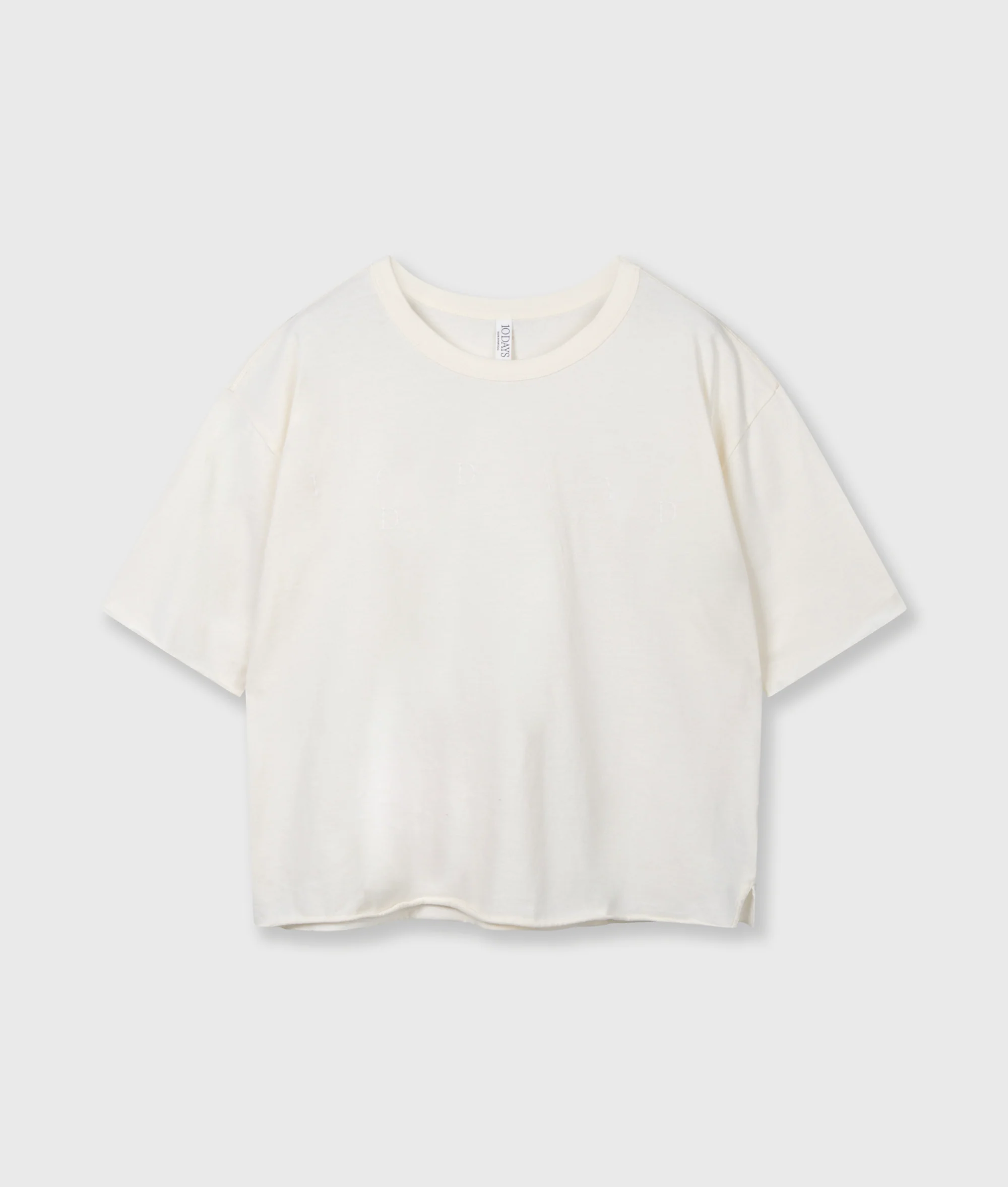 short sleeve tee logo | pearl - Image 5