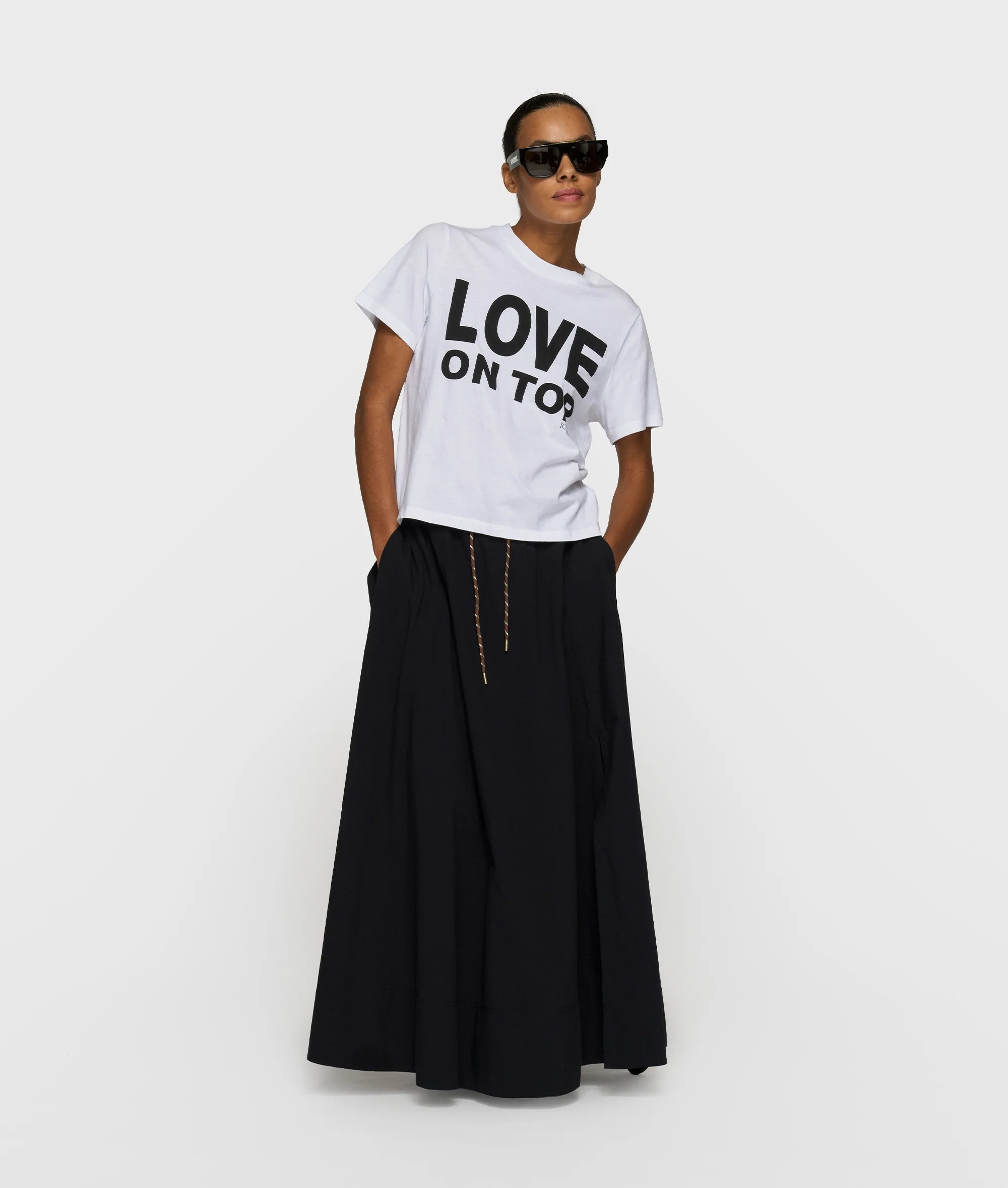 skirt poplin | black - Image 3