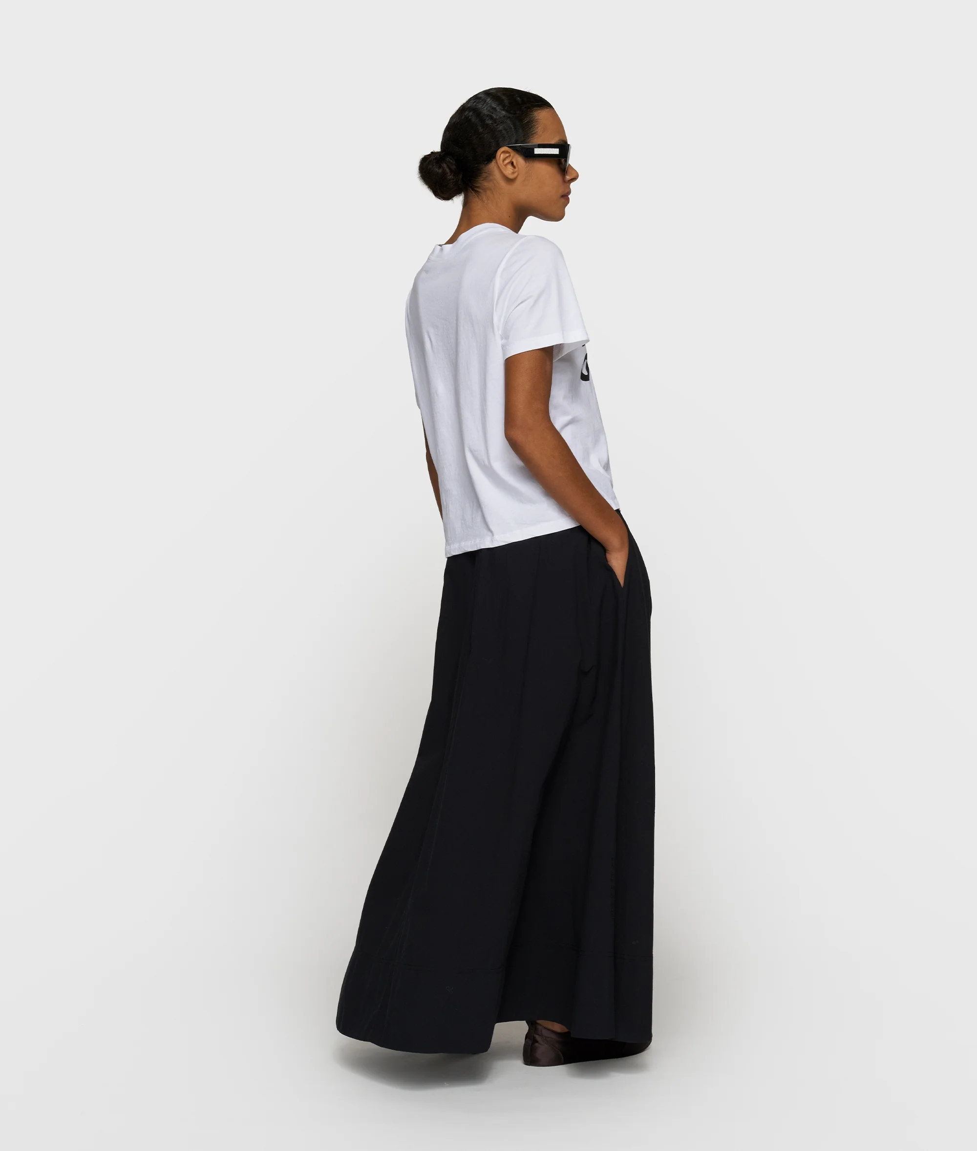 skirt poplin | black - Image 4