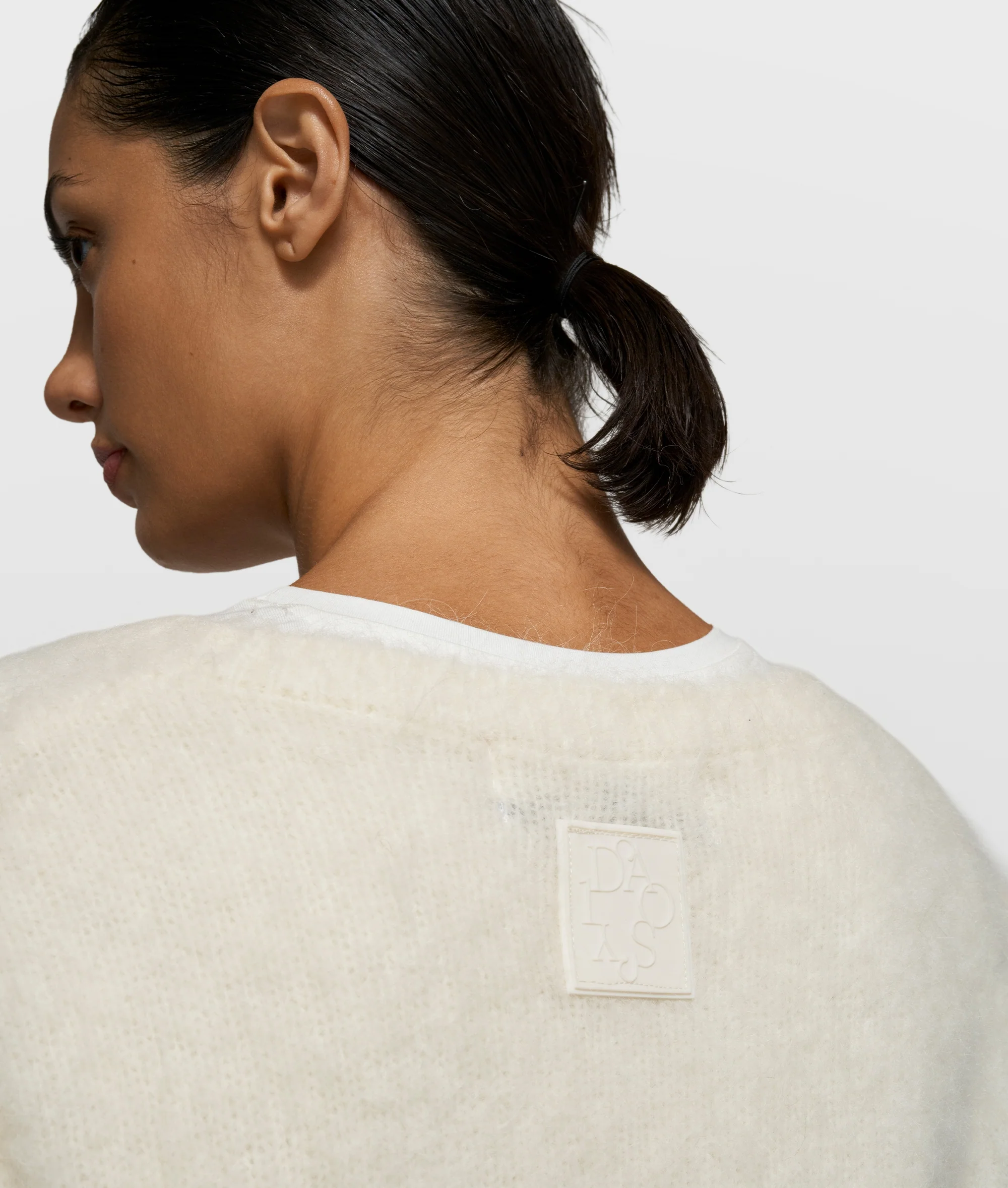 sleeveless knit sweater | ecru - Image 5