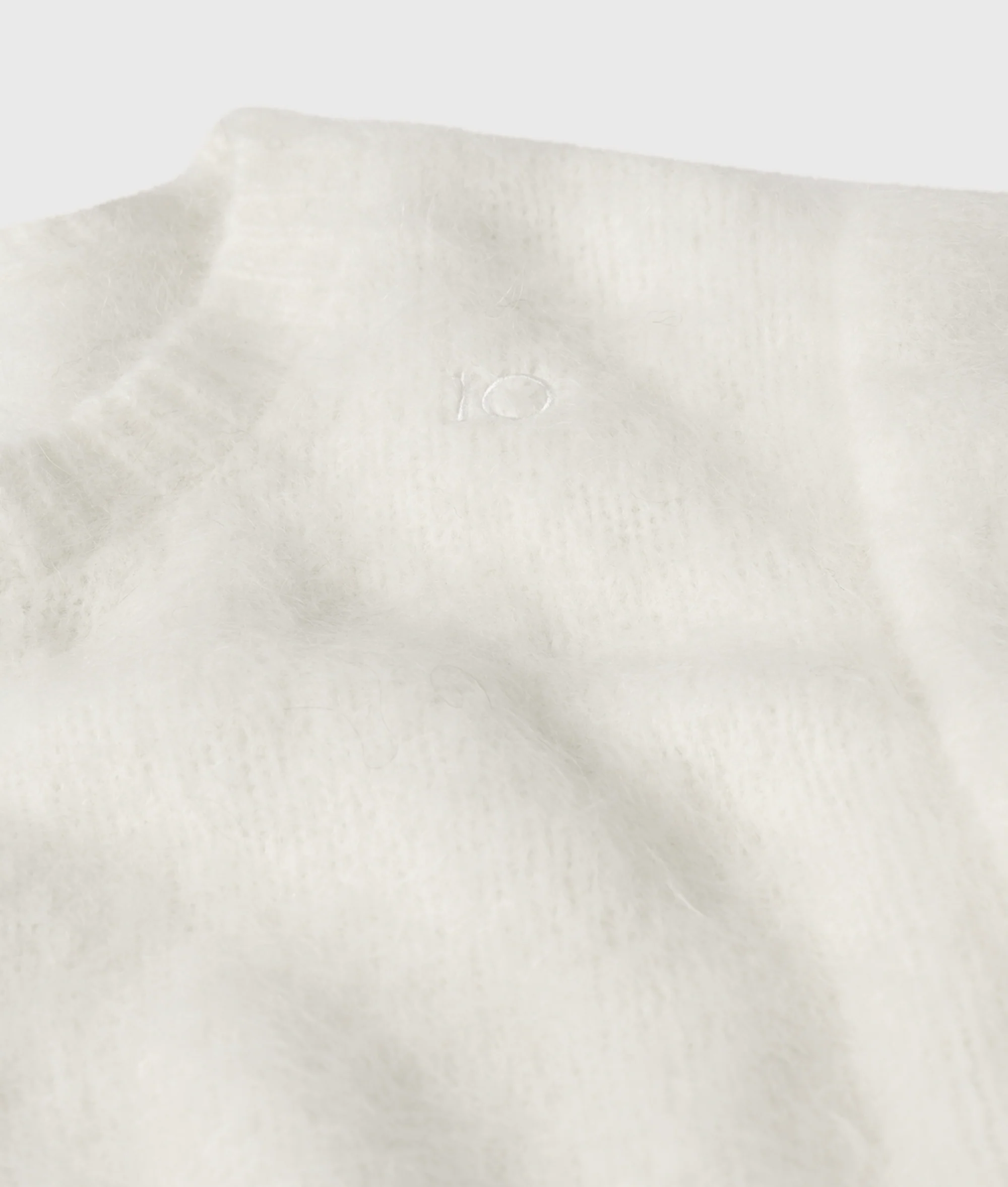 sleeveless knit sweater | ecru - Image 9