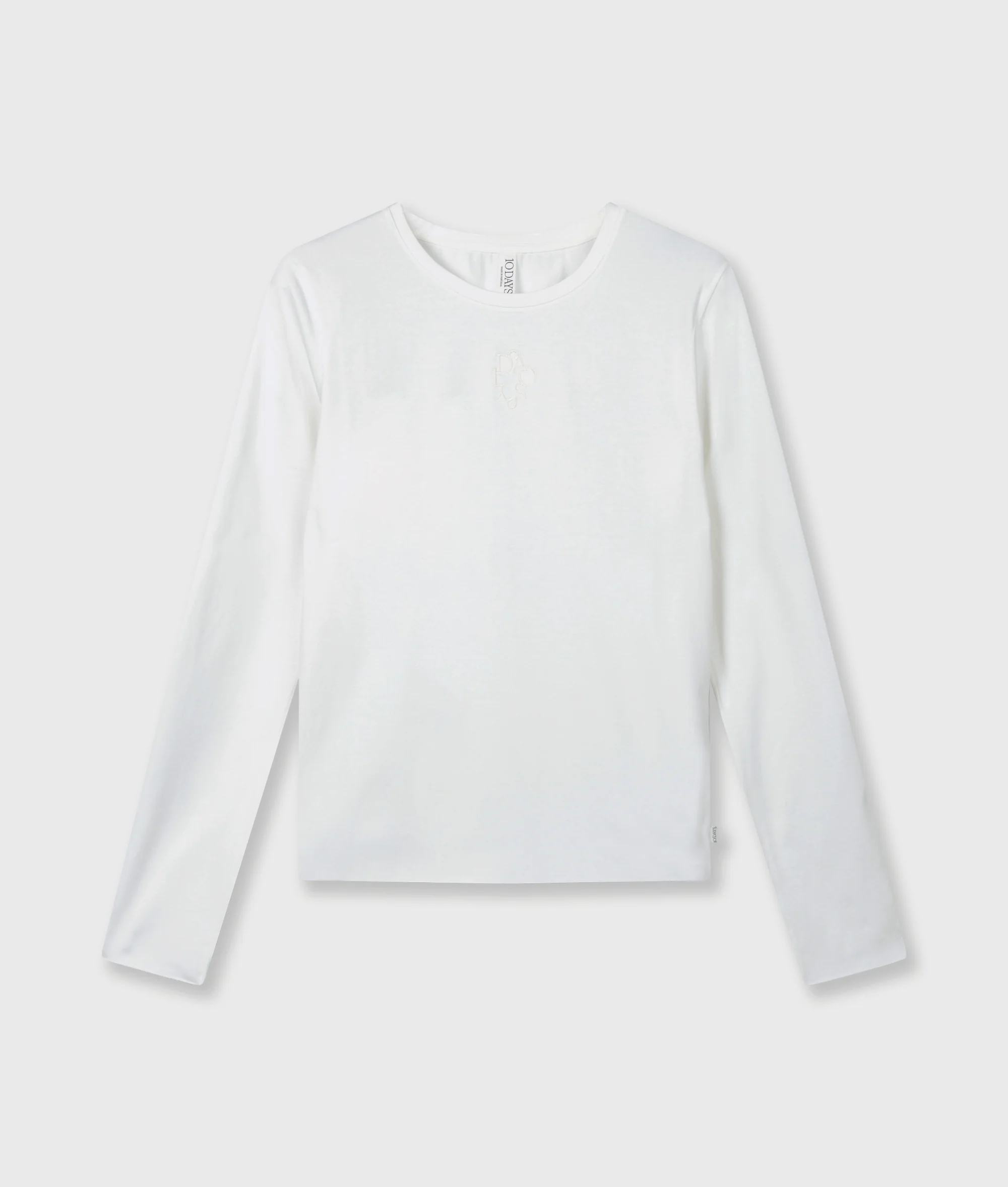 slim long sleeve tee | ecru - Image 6