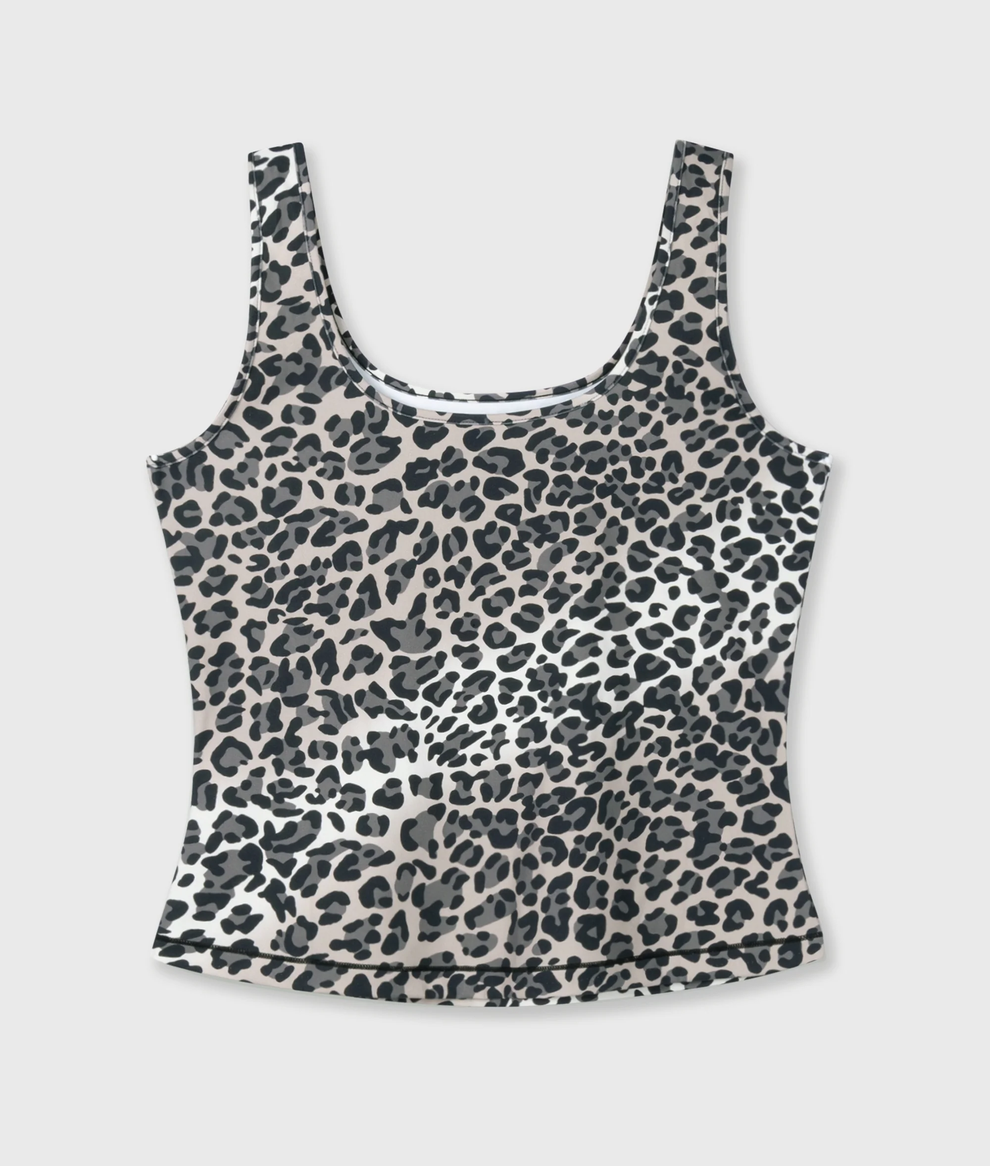 slimfit tanktop leopard | ecru - Image 8