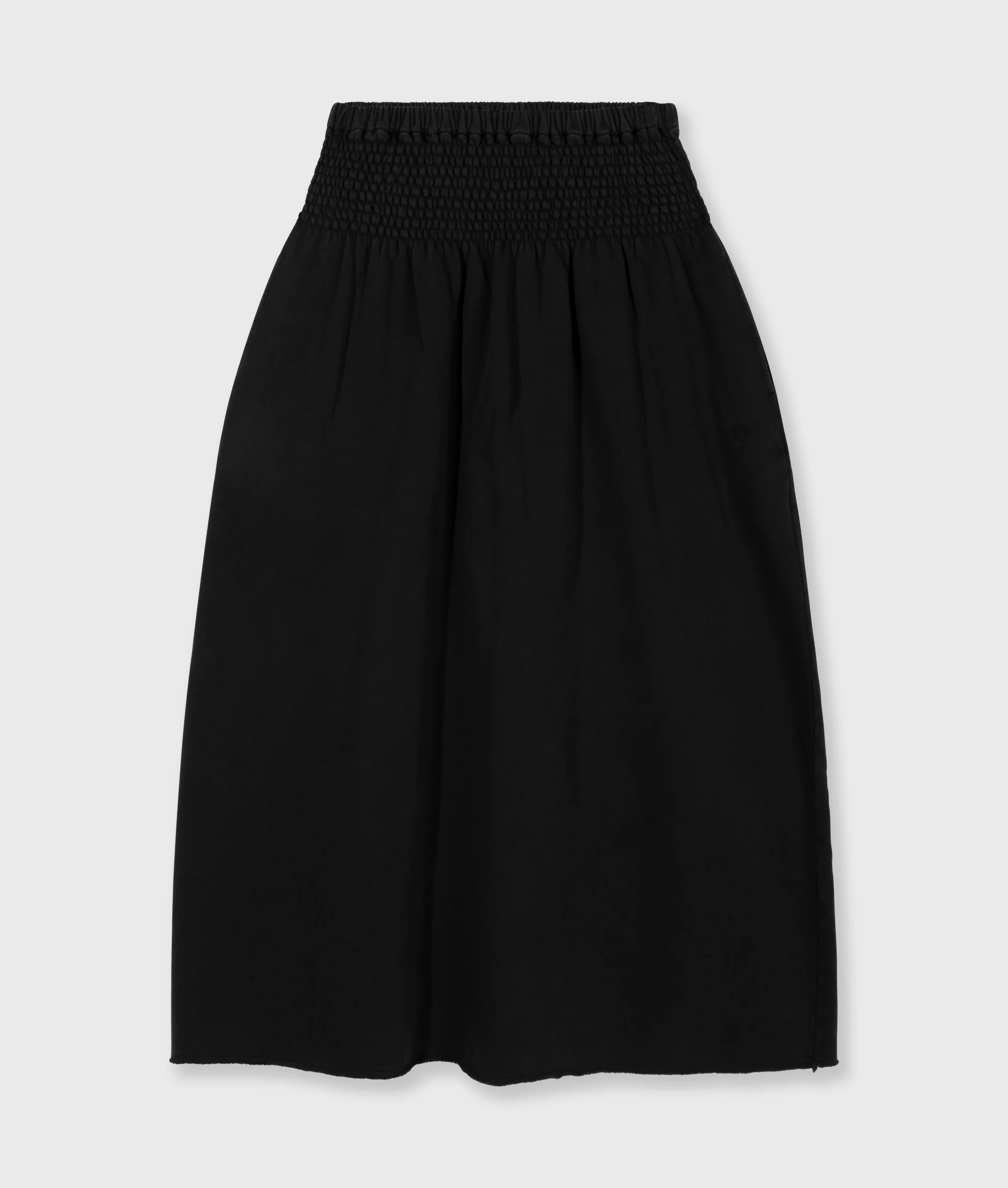 smock skirt washed | dark charcoal - Image 5