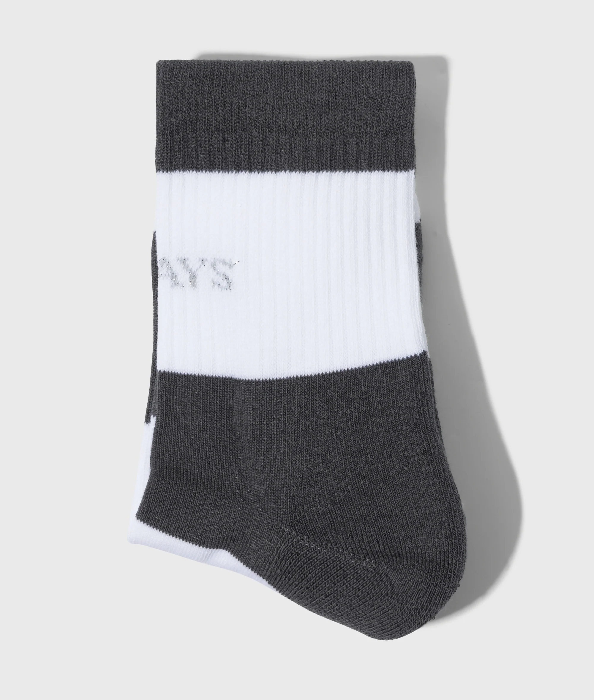 socks bold stripes | white/brownish grey - Image 3