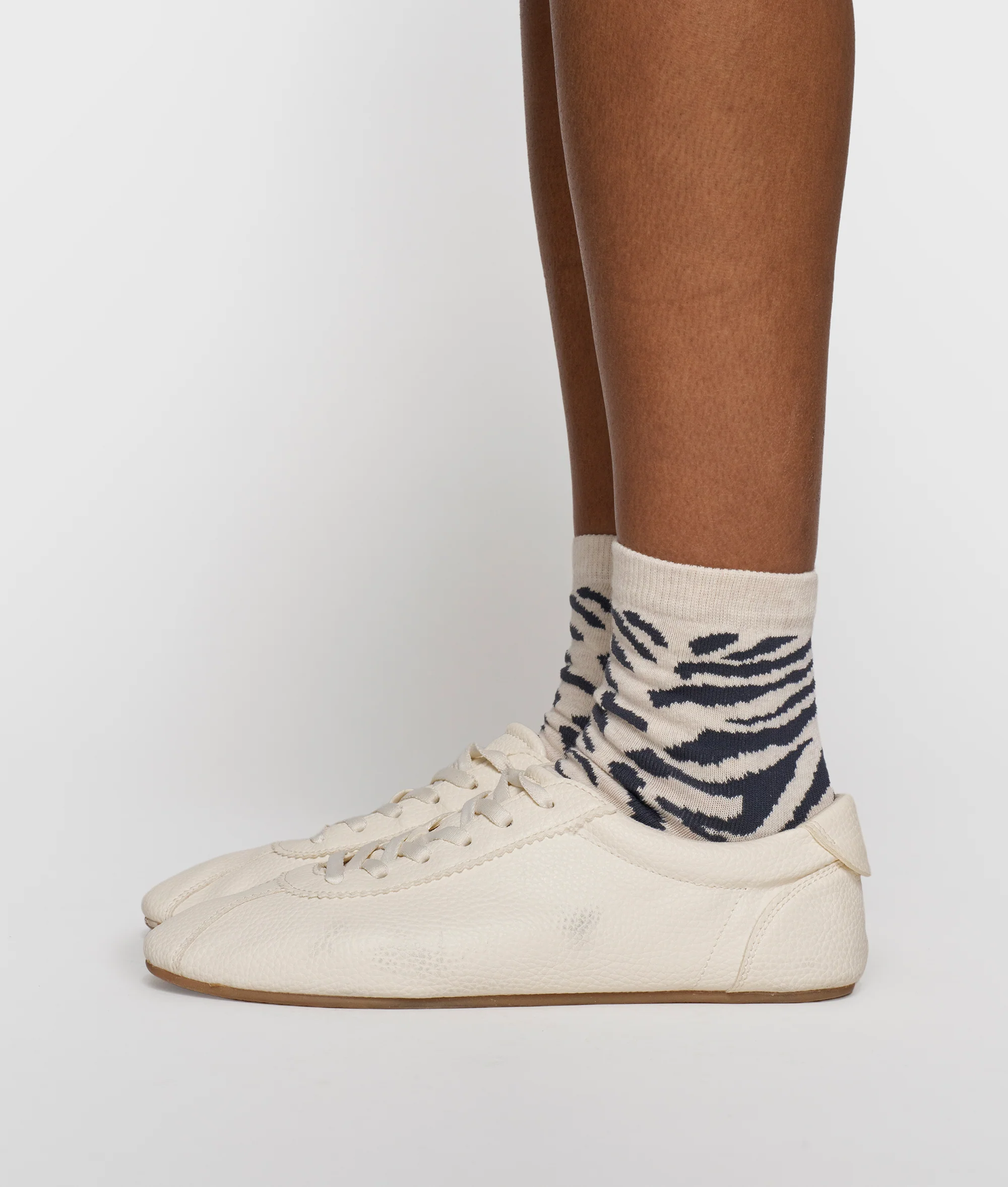 socks zebra | soft white melee - Image 4