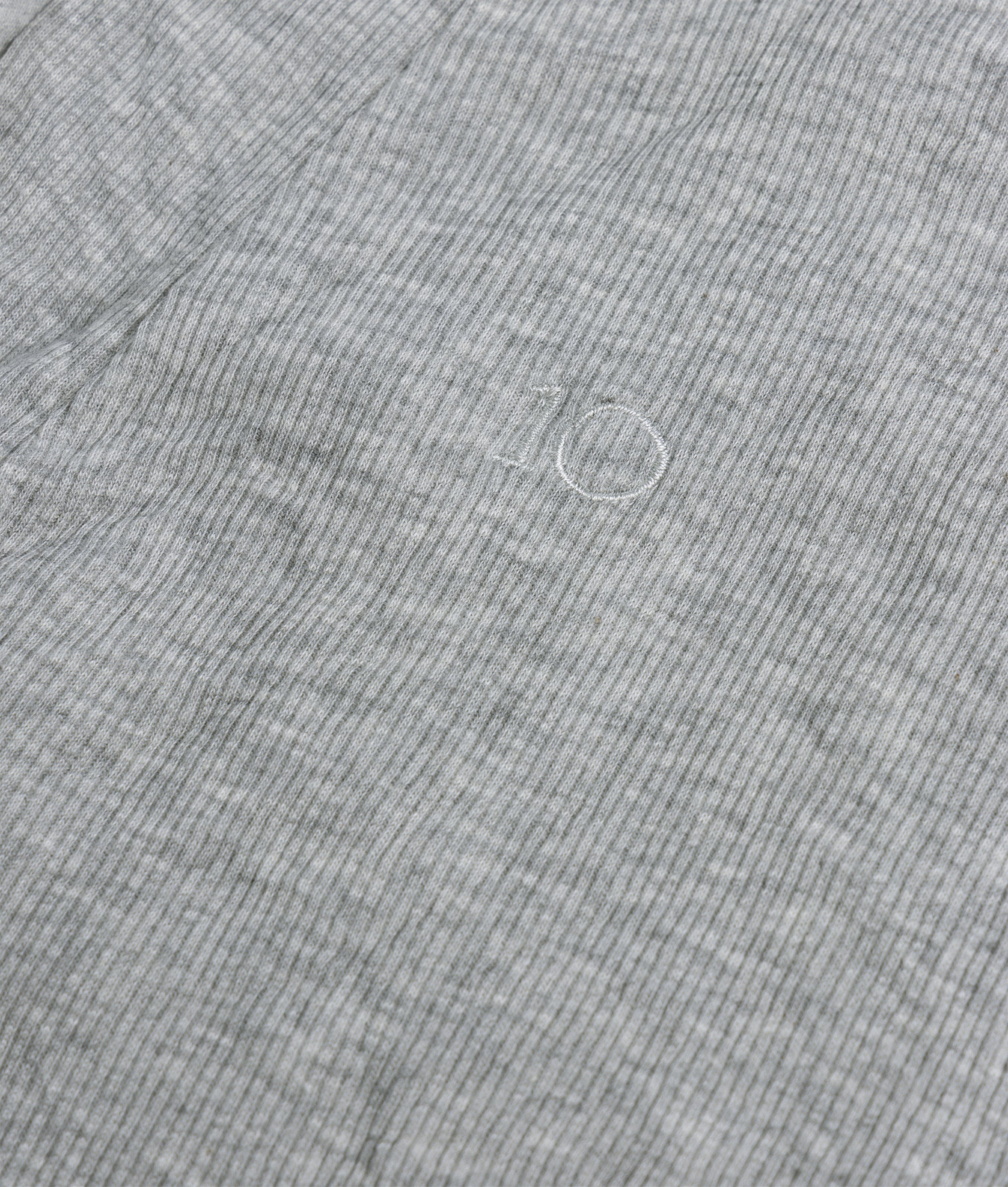 soft rib cardigan | light grey melee - Image 7