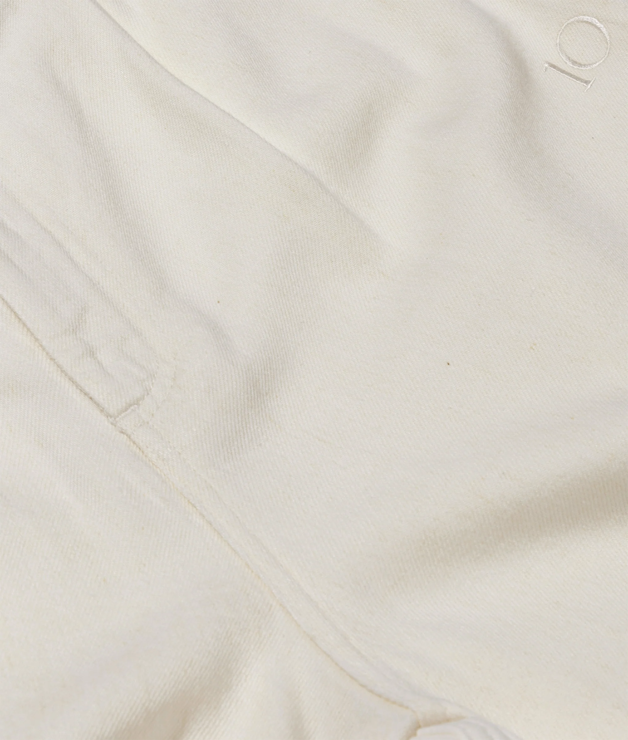 soft twill pants | ecru - Image 7