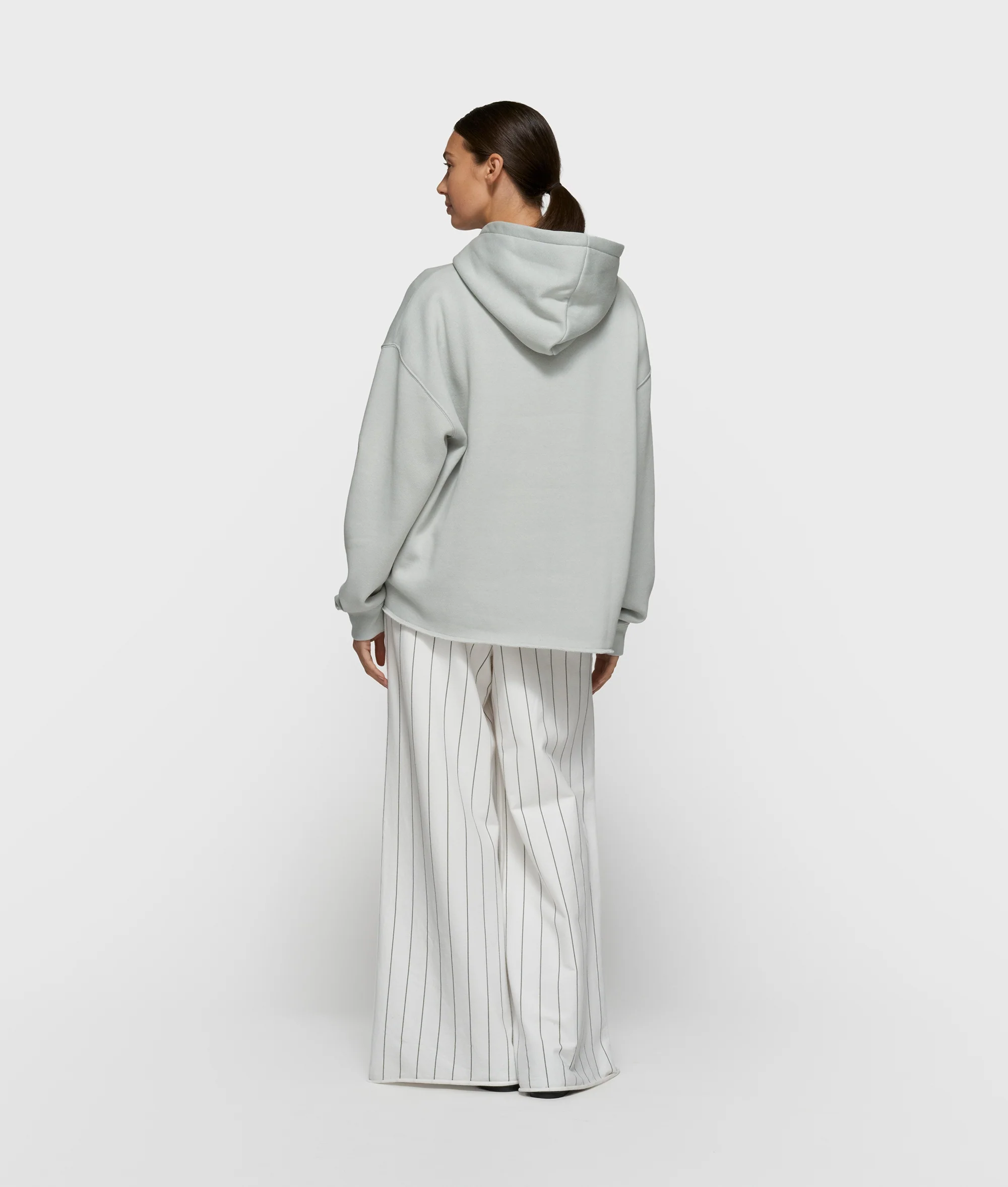 statement logo hoodie | clean blue - Image 4