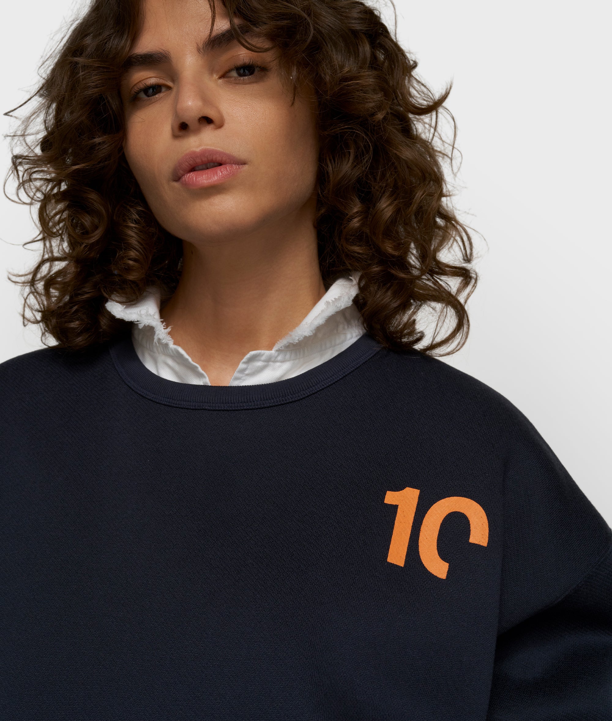 statement sweater | dark blue - Image 5