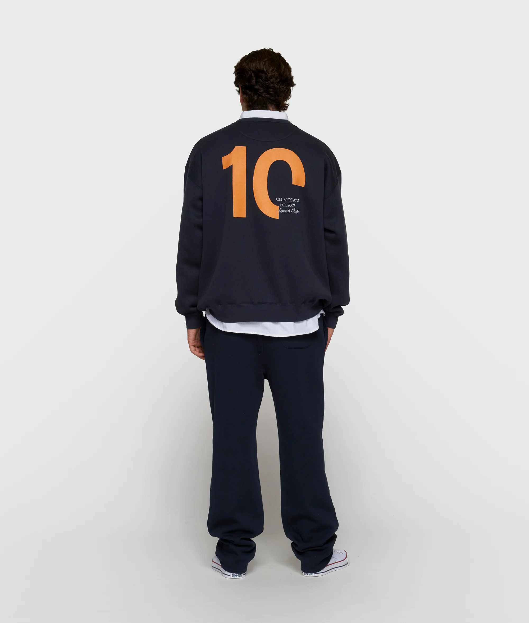 statement sweater | dark blue - Image 9