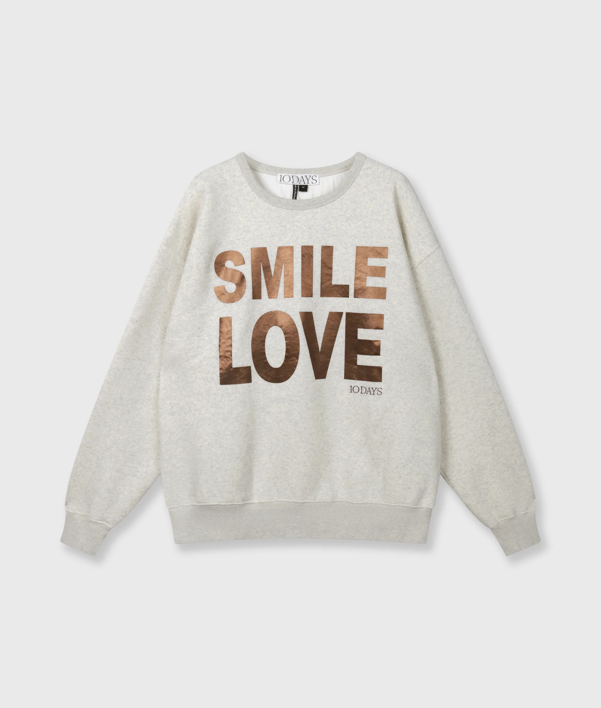 statement sweater smile love | soft white melee - Image 5