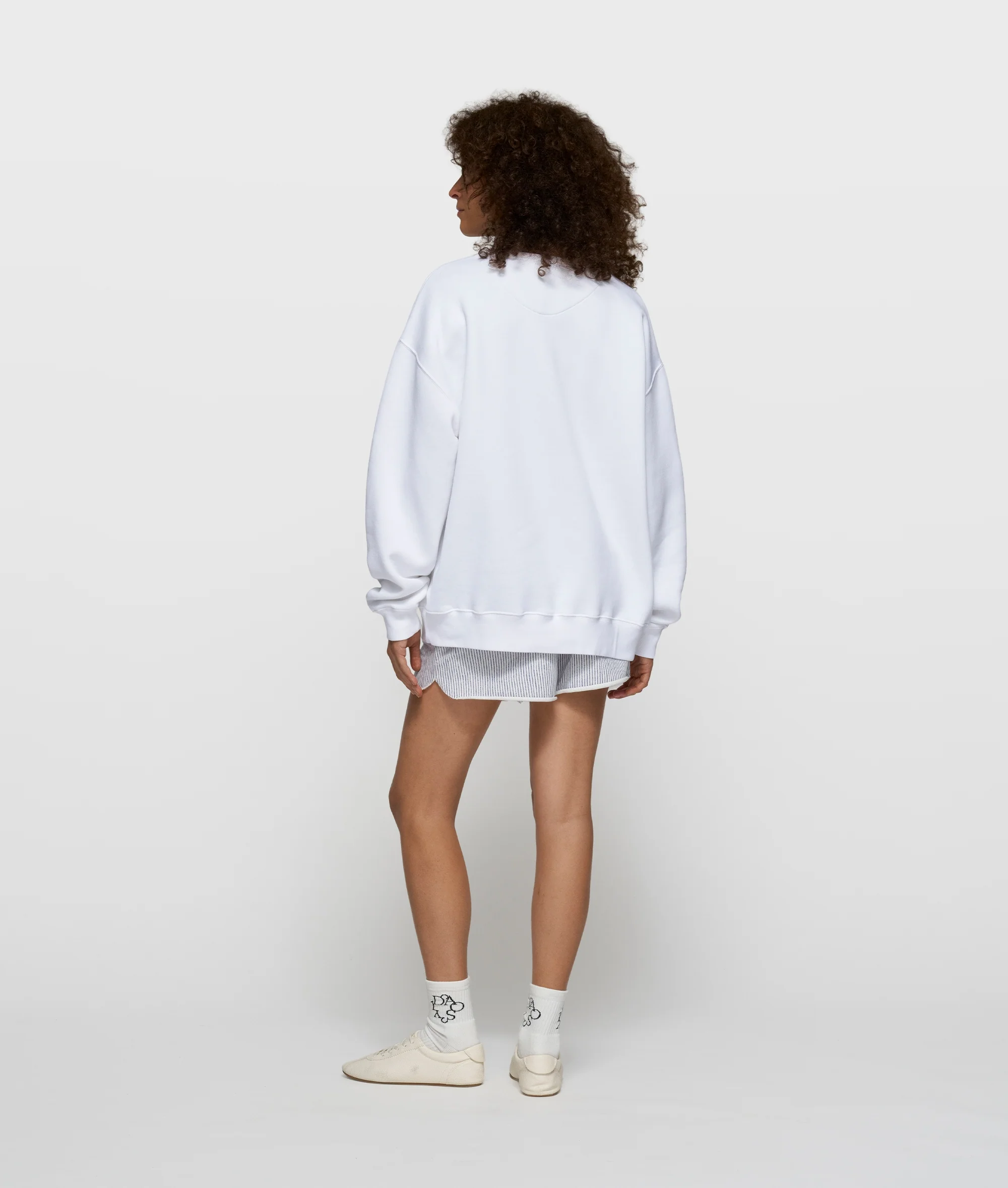statement sweater smile | white - Image 4