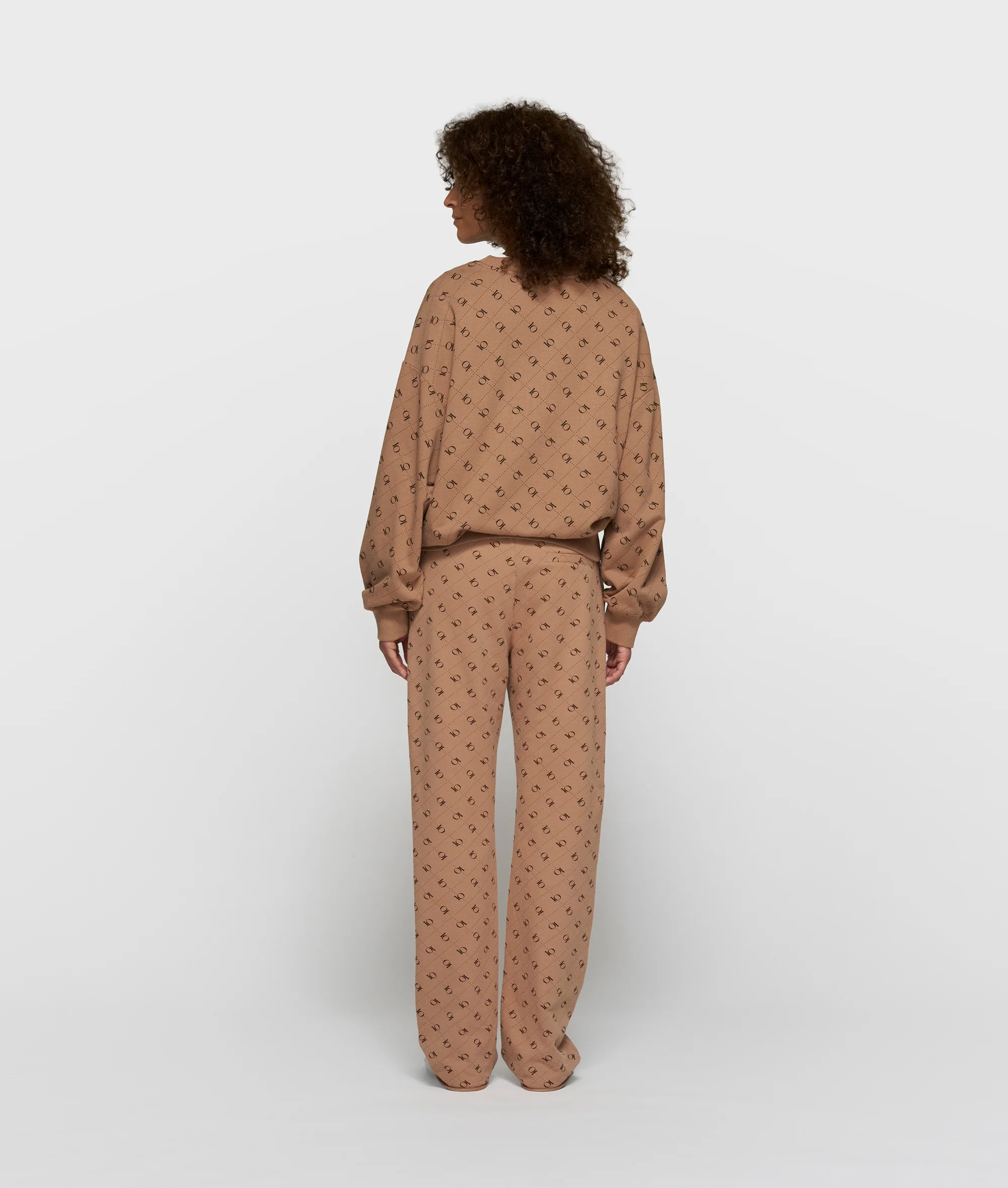 straight jogger monogram | fudge - Image 3