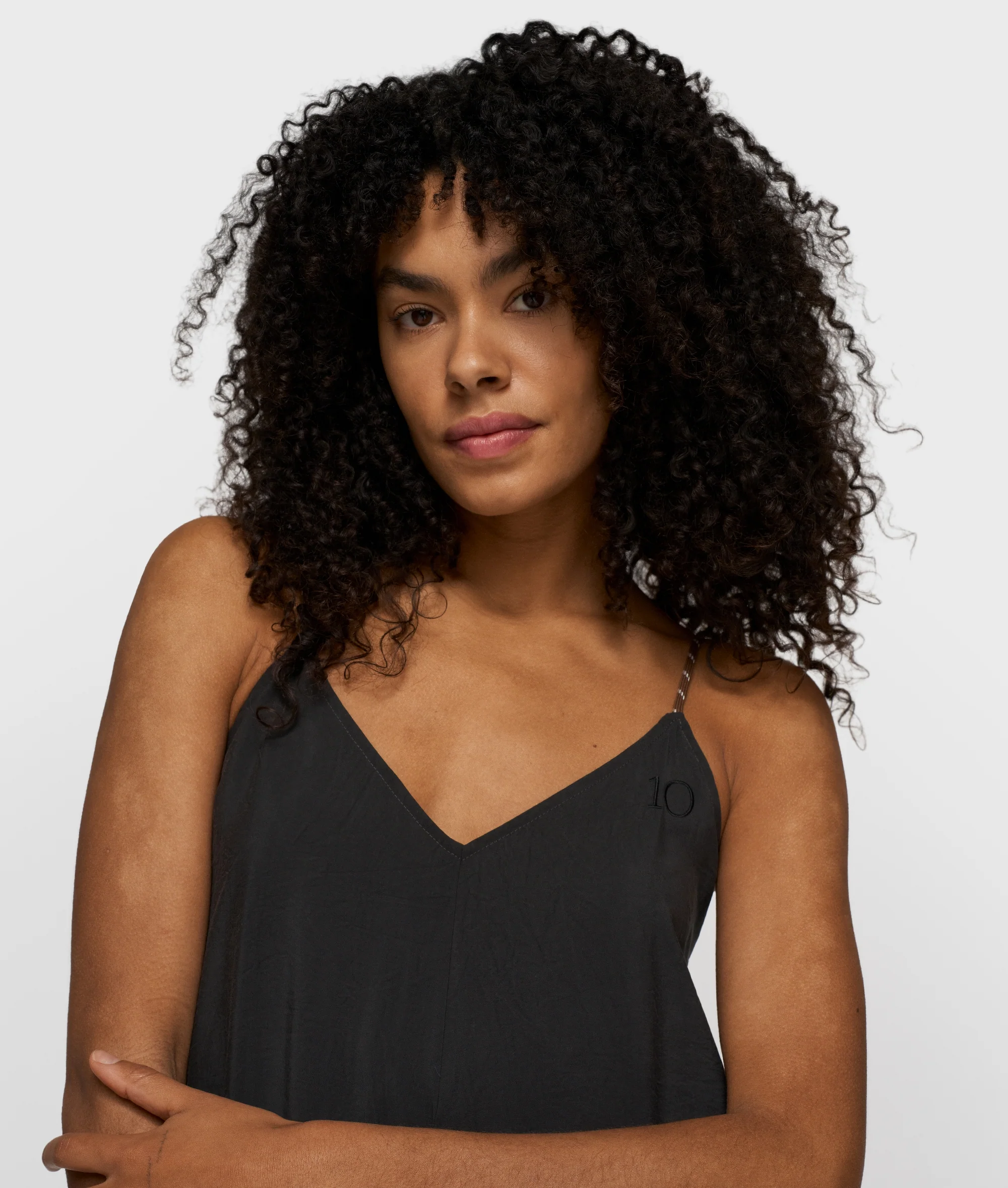 strappy dress modal | black - Image 4