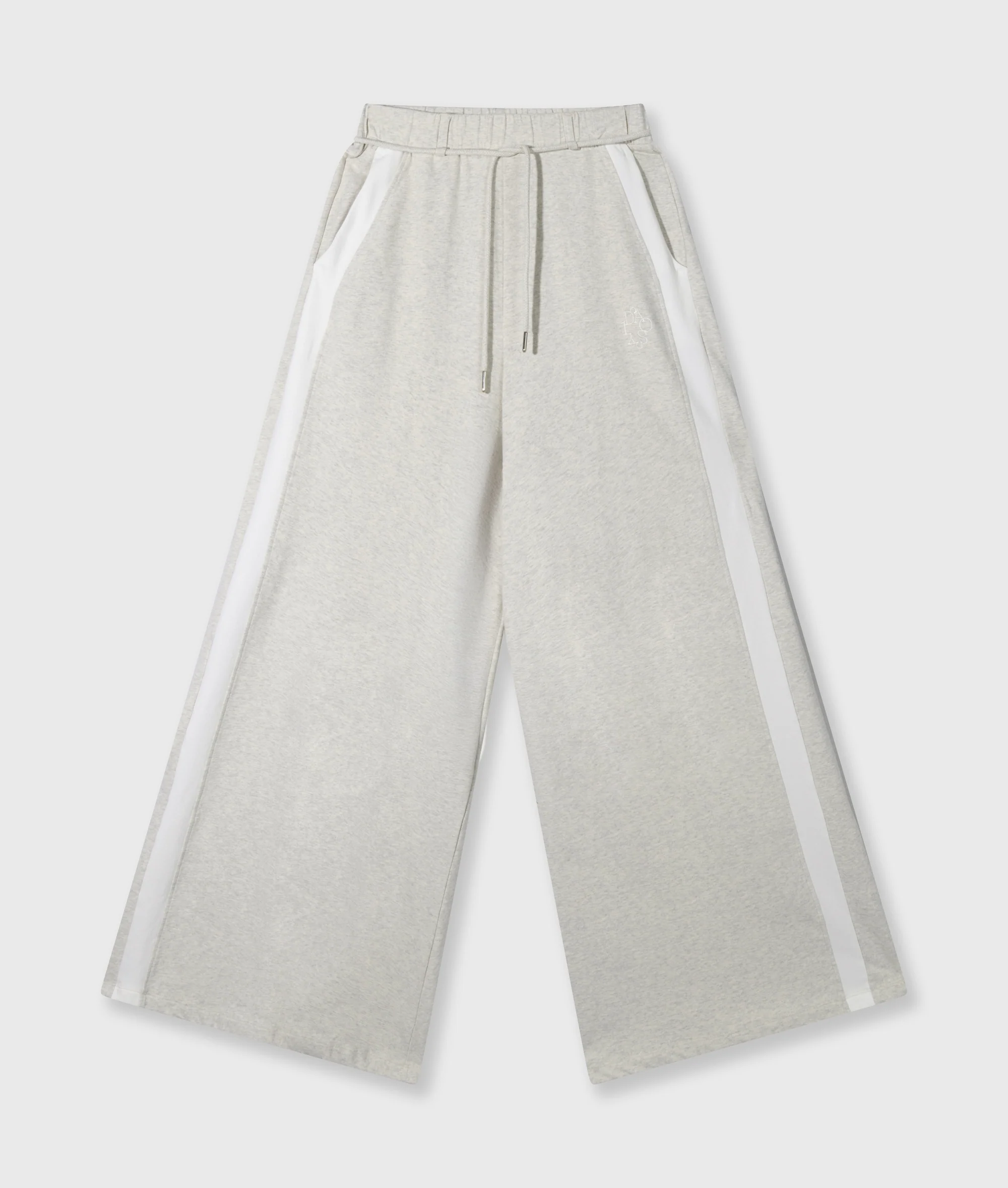 super wide leg jogger | soft white melee - Image 5