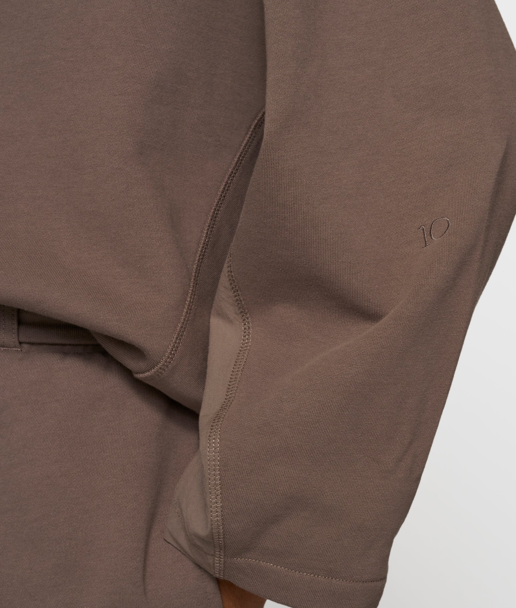 sweater v-neck fleece | moonrock - Image 2