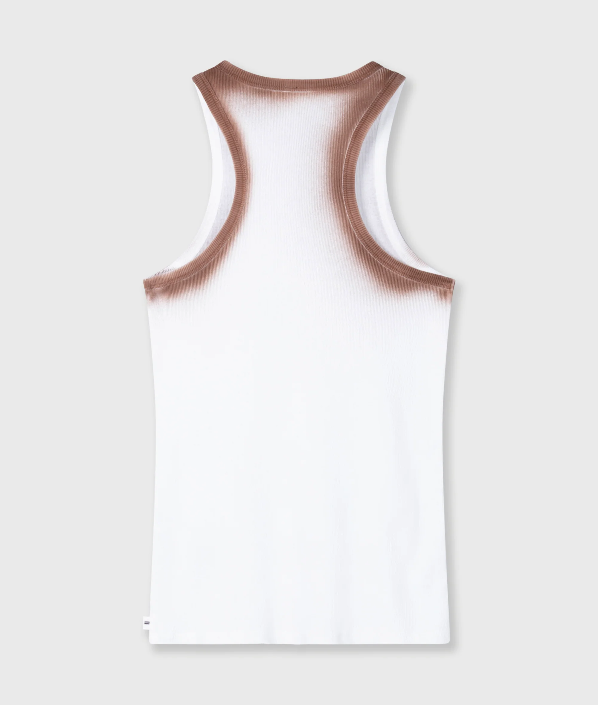 tank top rib spray | white - Image 6