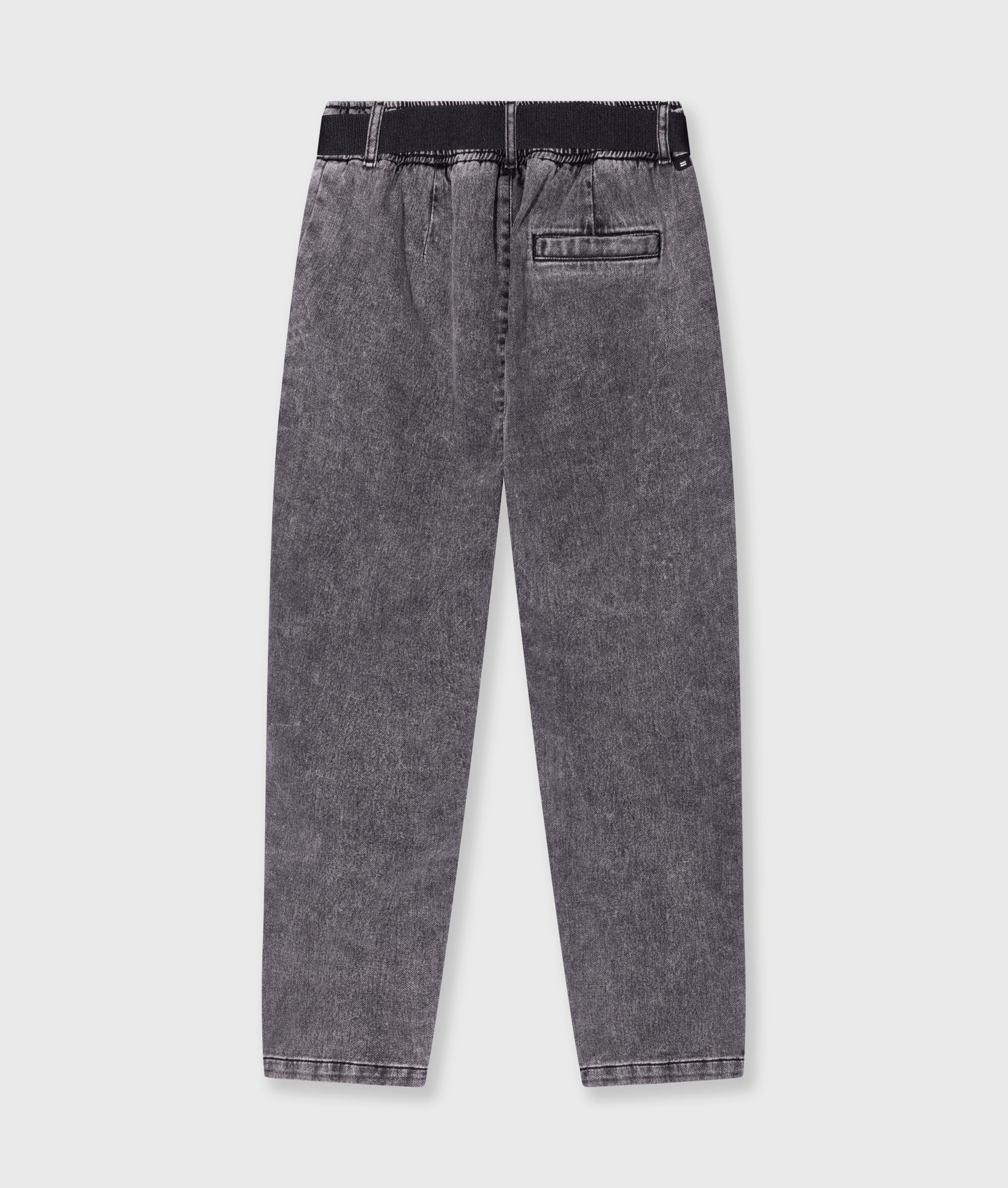 THE BELTED PANTS WASHED | black - Image 6
