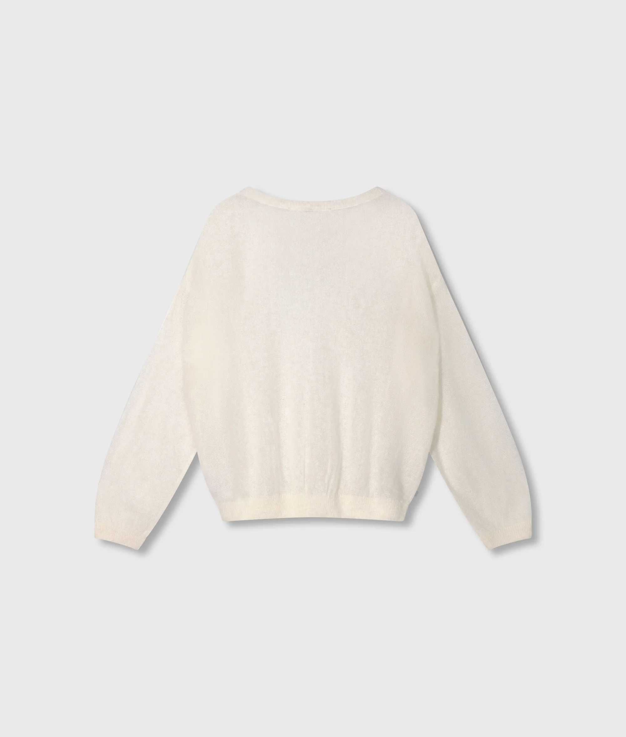 THE KNIT SWEATER | ecru - Image 7
