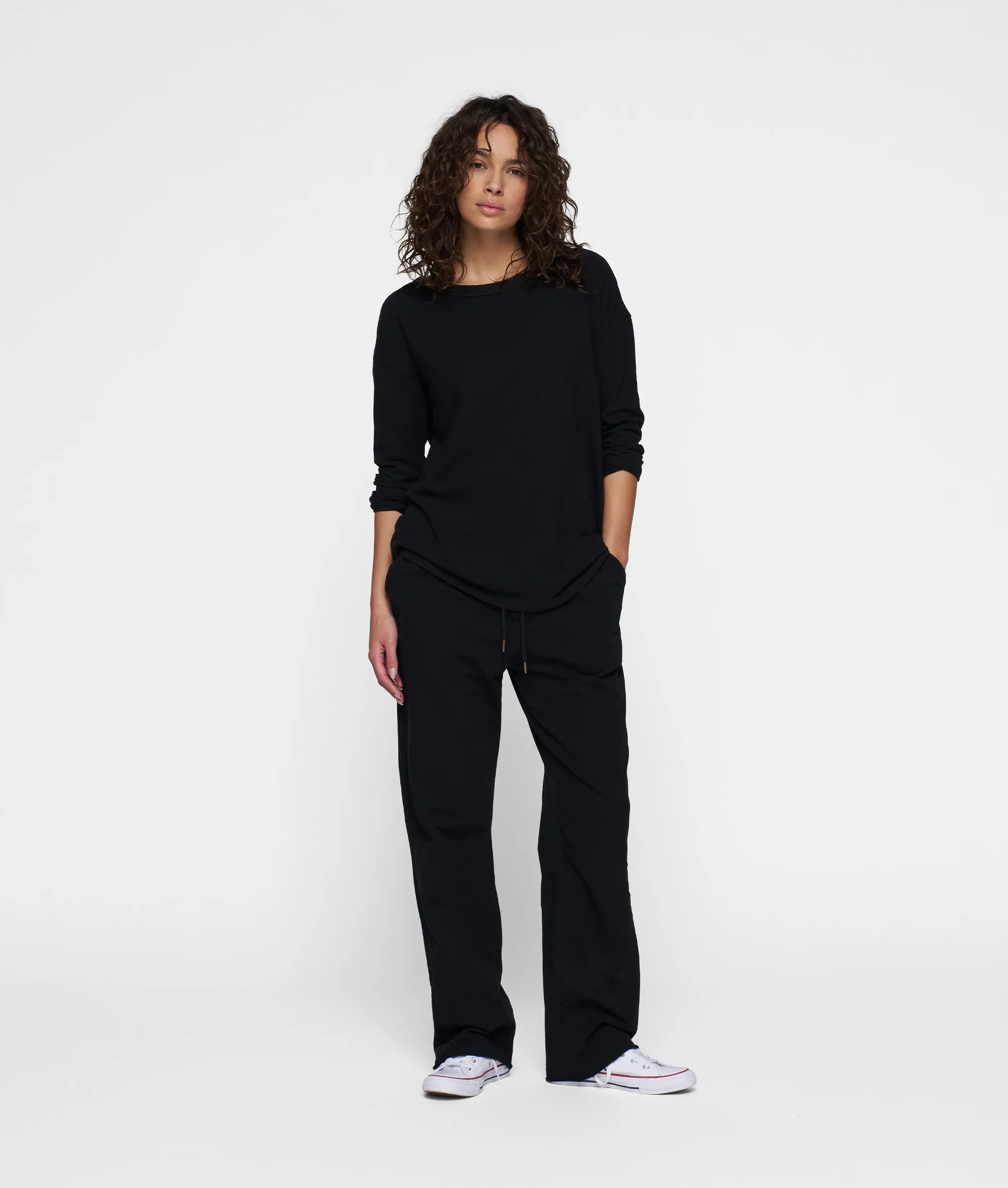 THE LONG SLEEVE TEE | black - Image 3