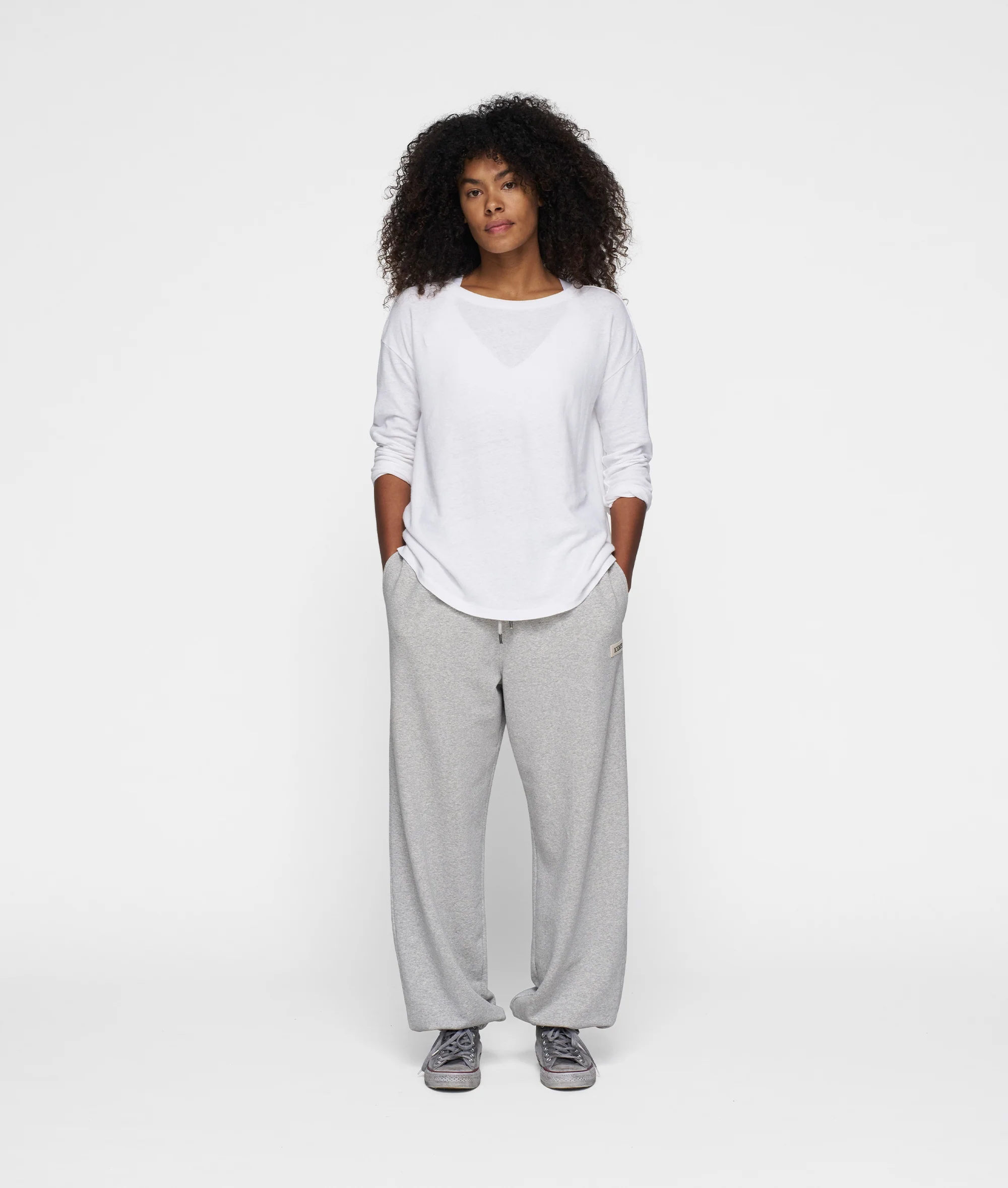 THE LONG SLEEVE TEE | white - Image 3