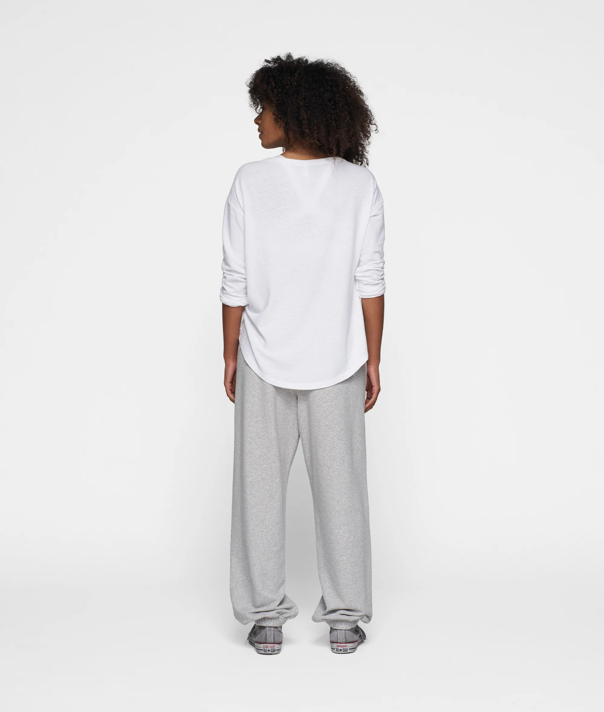 THE LONG SLEEVE TEE | white - Image 4