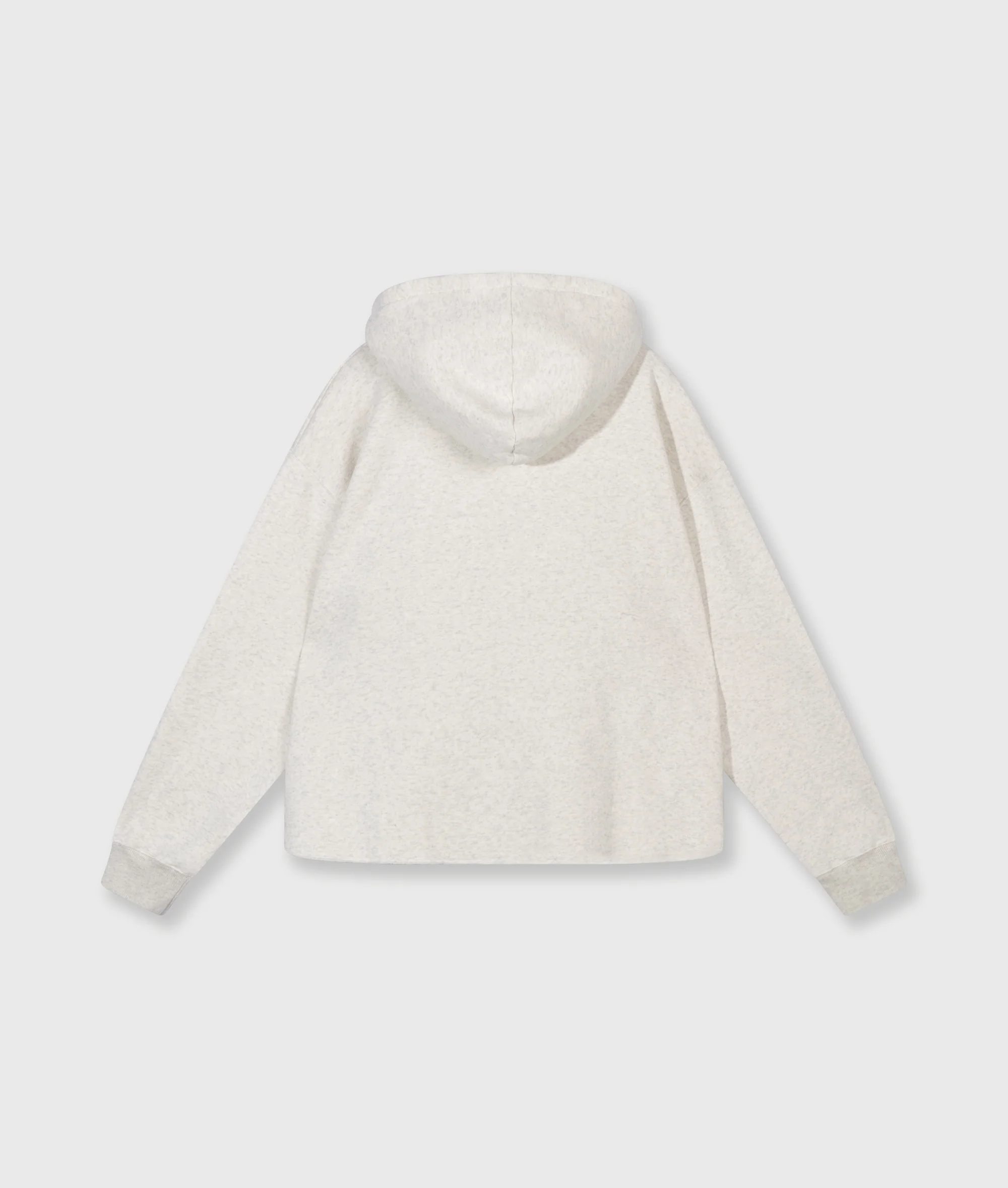 THE STATEMENT LOGO HOODIE | soft white melee - Image 6