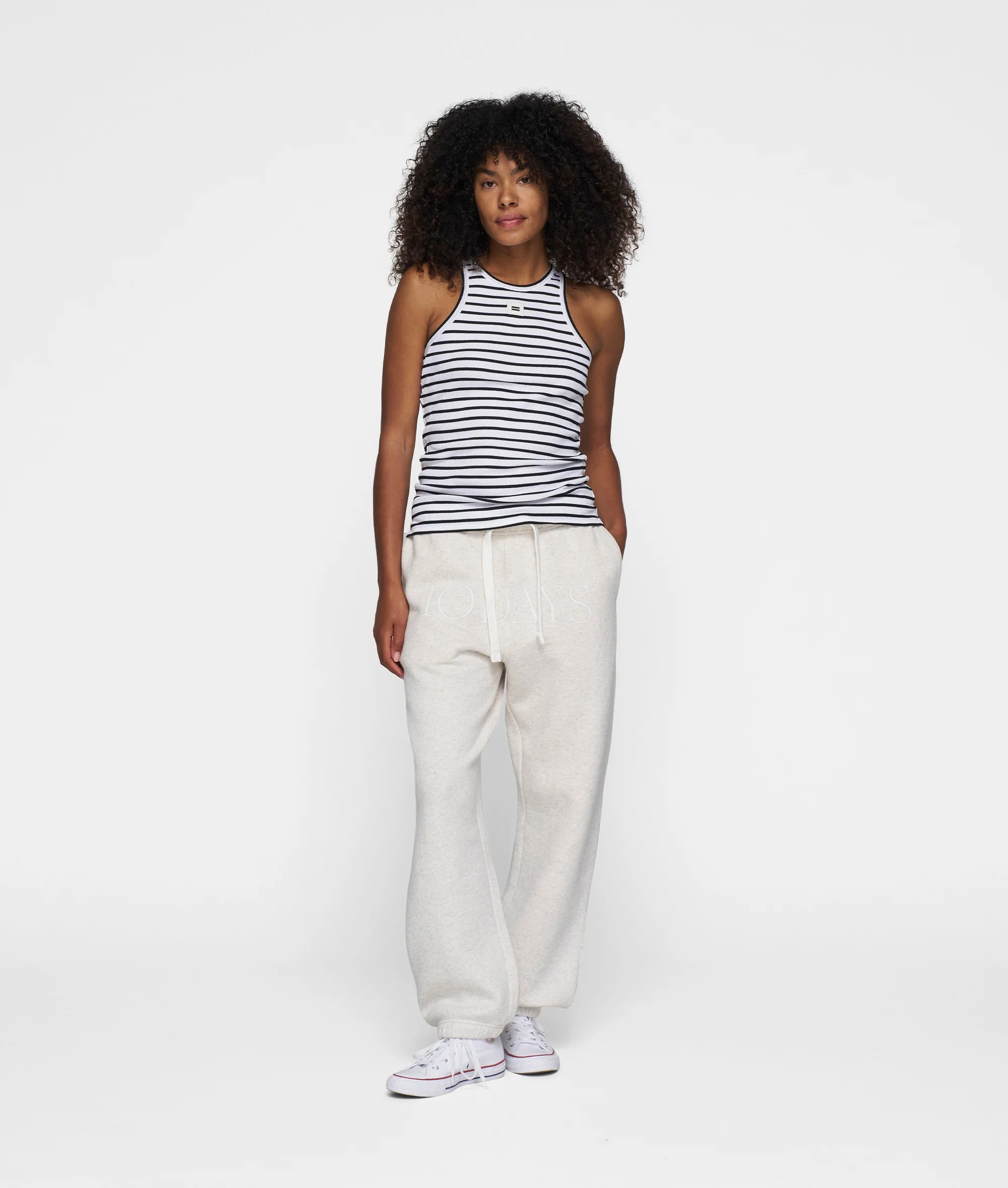 THE TANK TOP STRIPES | white/black - Image 3