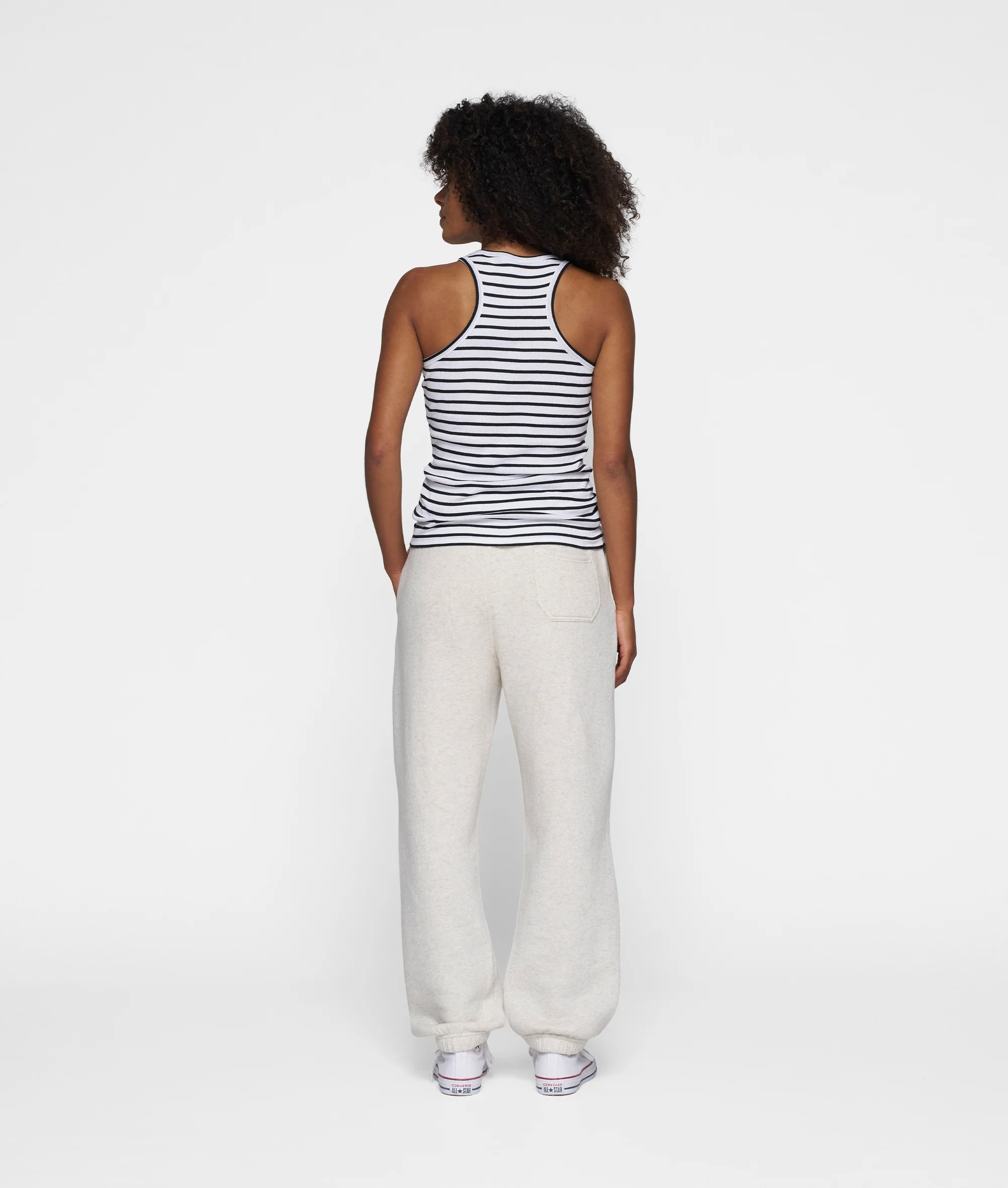 THE TANK TOP STRIPES | white/black - Image 4