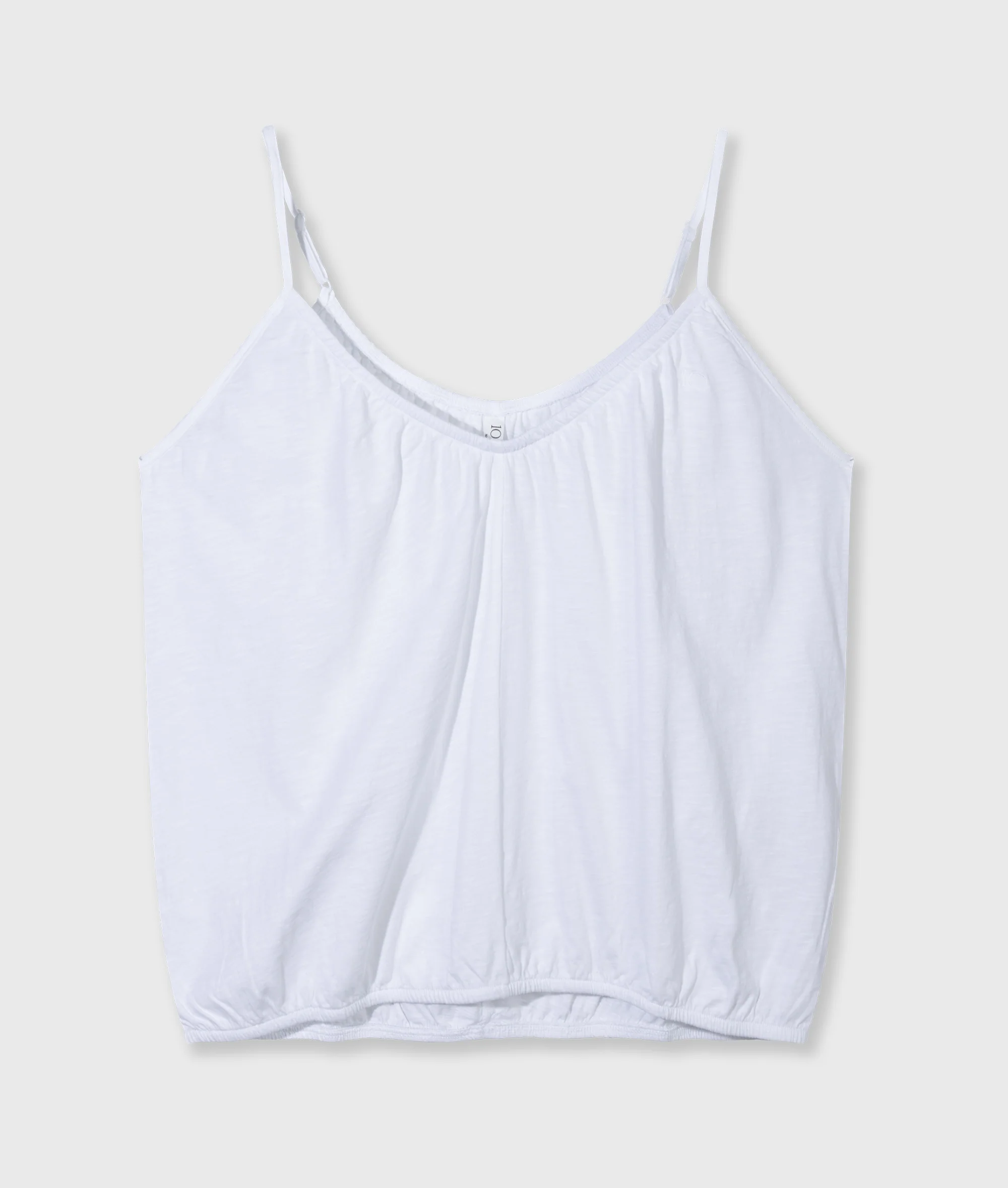 top gathered neck | white - Image 5