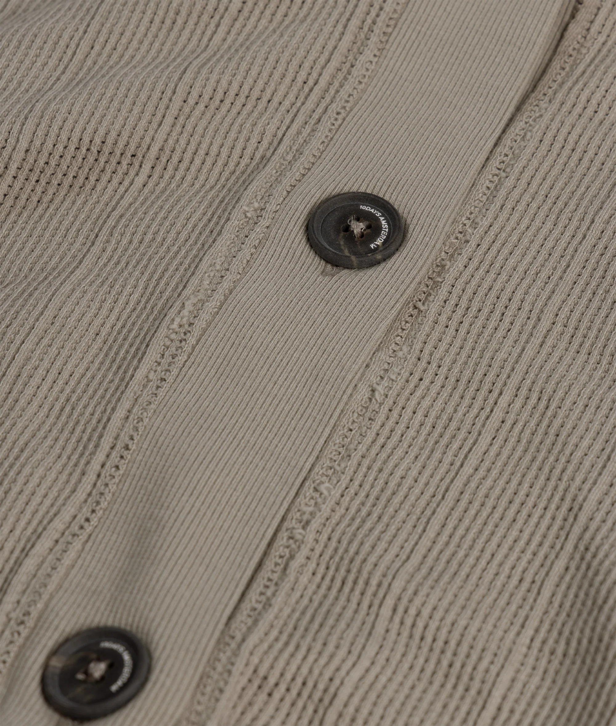 v-neck mesh cardigan | fog - Image 7