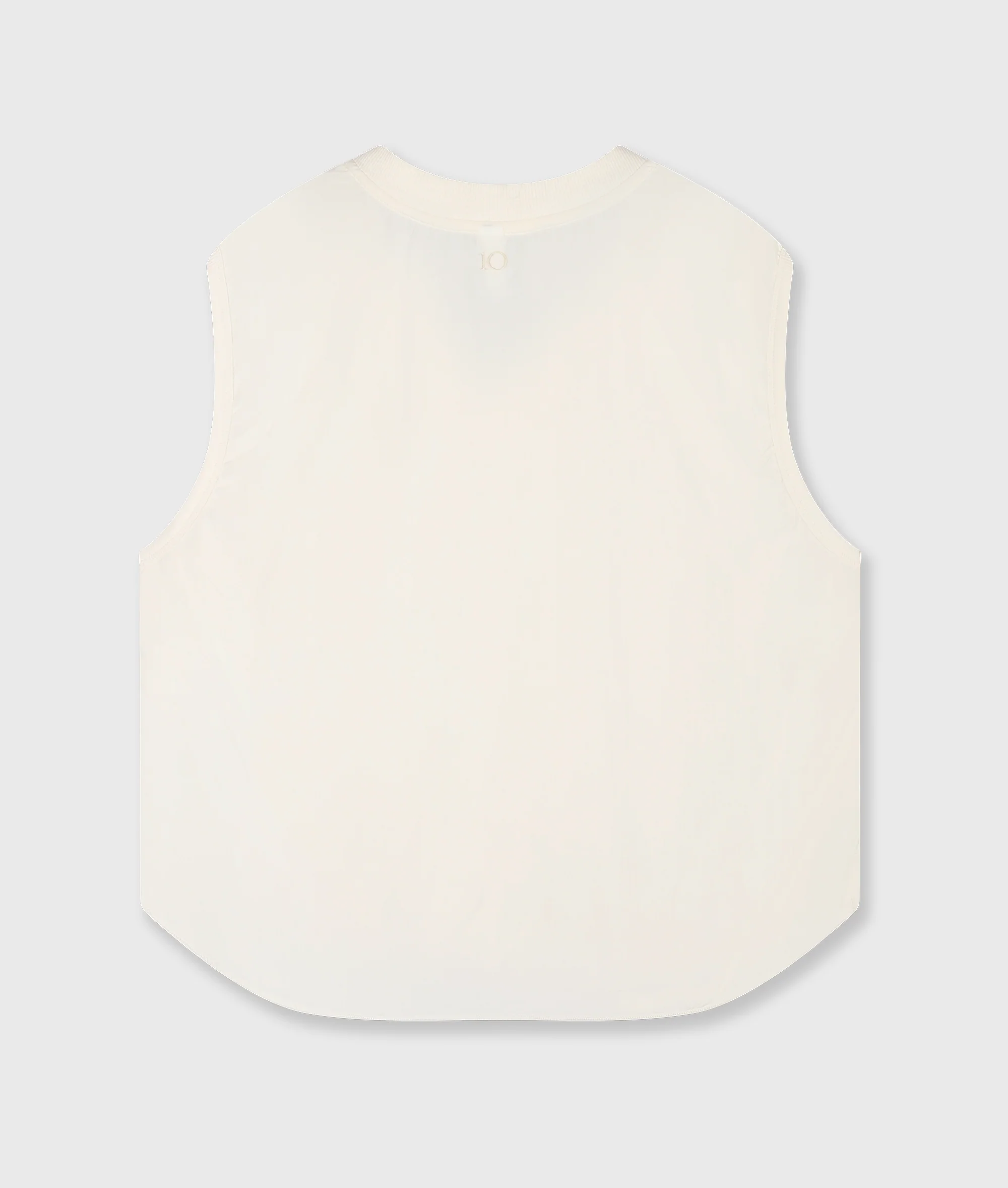 v-neck top viscose | soft vanilla - Image 6