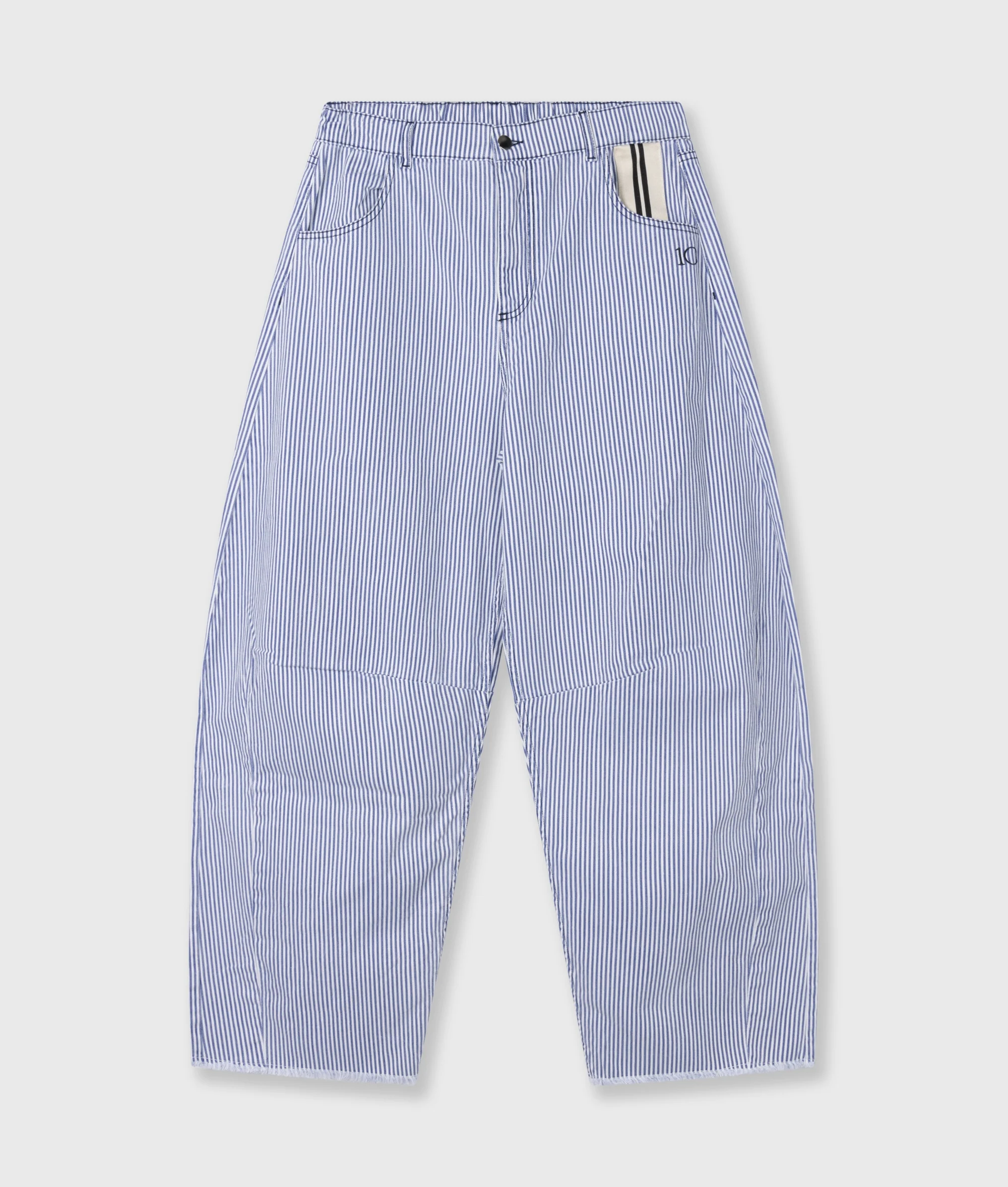 western pants stripes | white/blue - Image 6