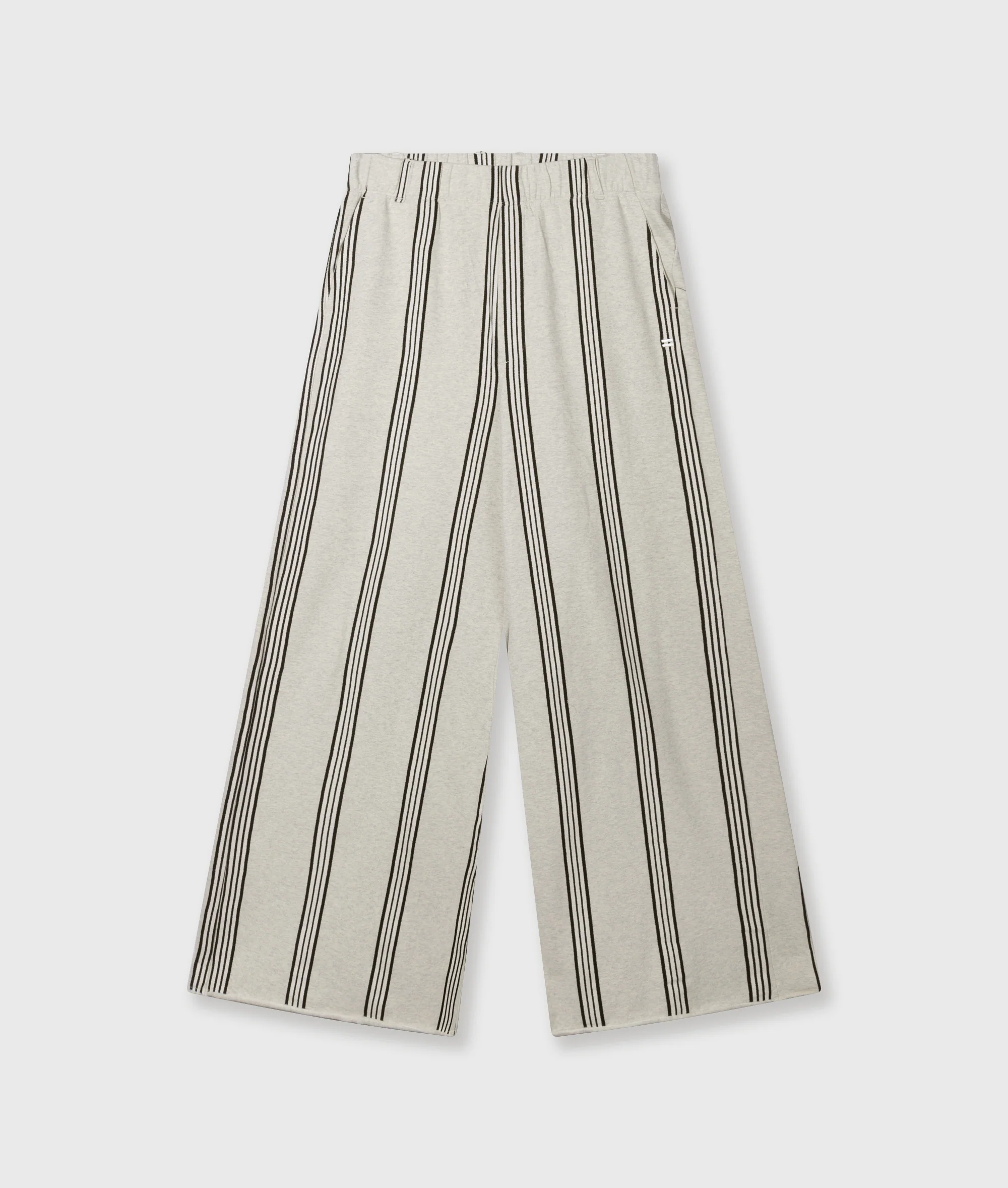 wide leg jogger stripes | soft white melee - Image 5