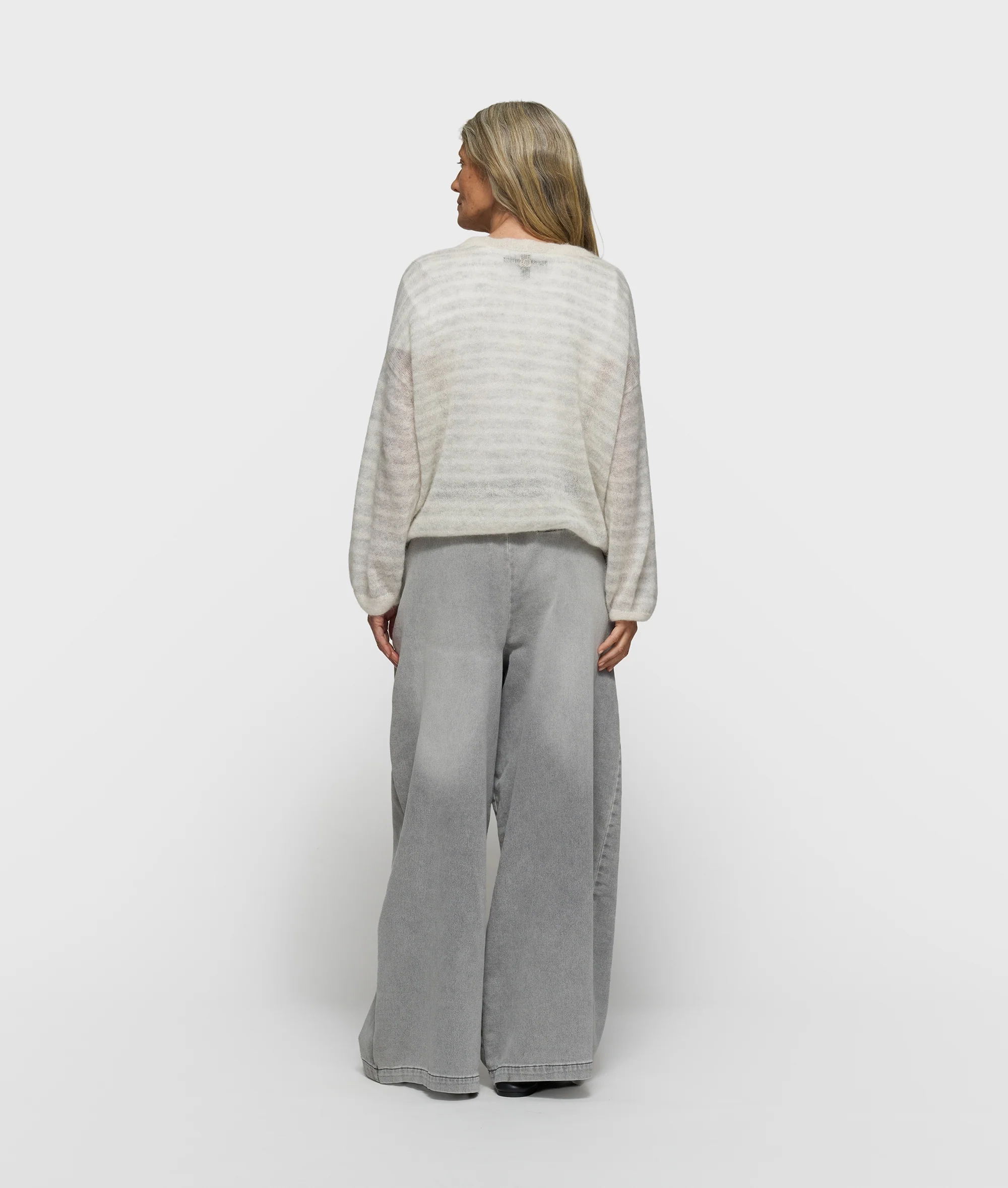 wide pants jog | grey wash denim - Image 3