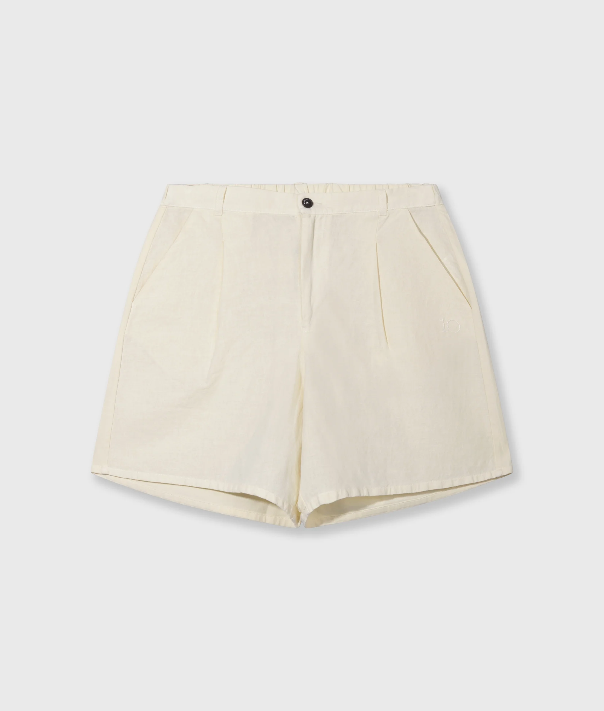 wide shorts linen | soft vanilla - Image 6