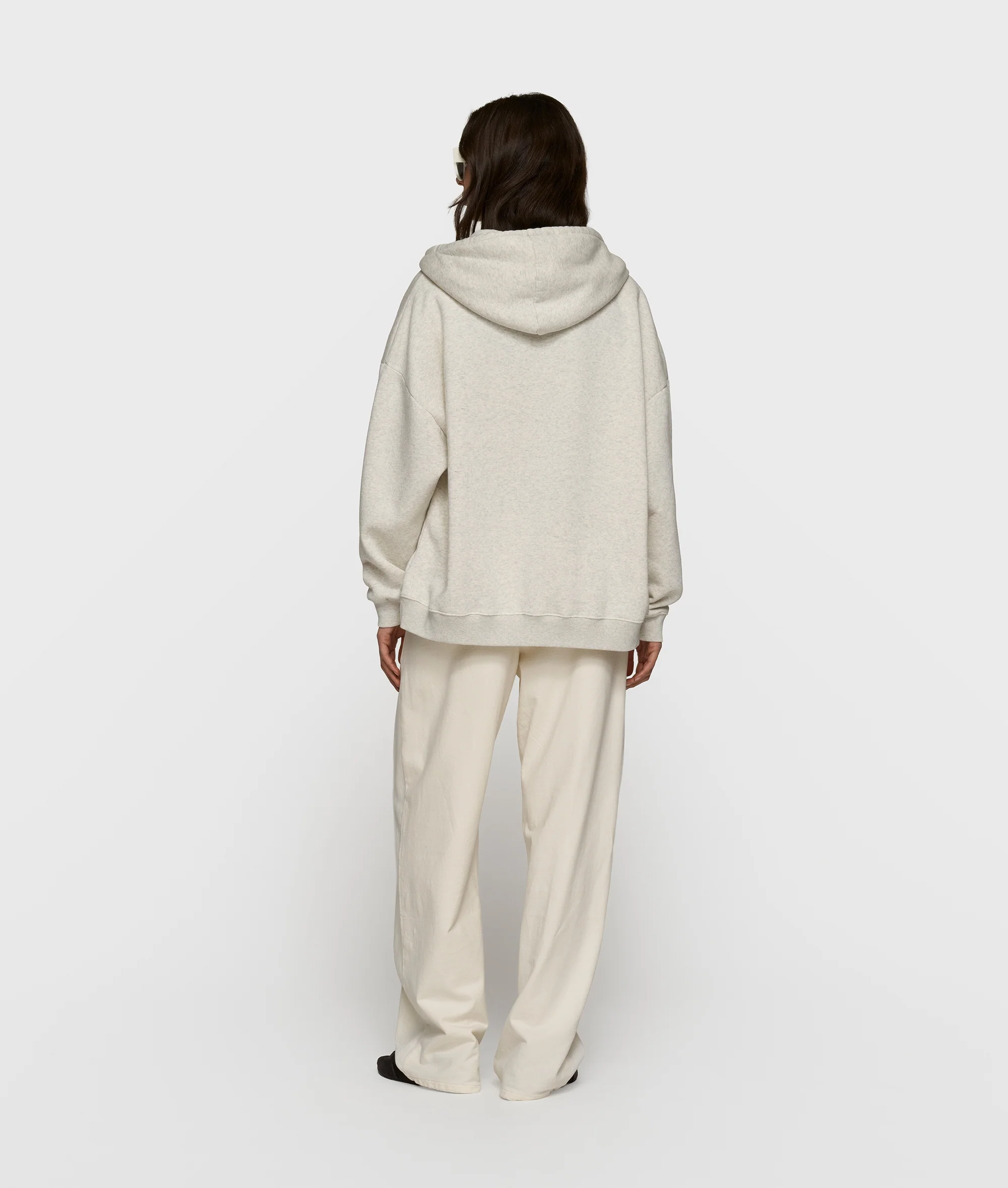zip cardigan | soft white melee - Image 4